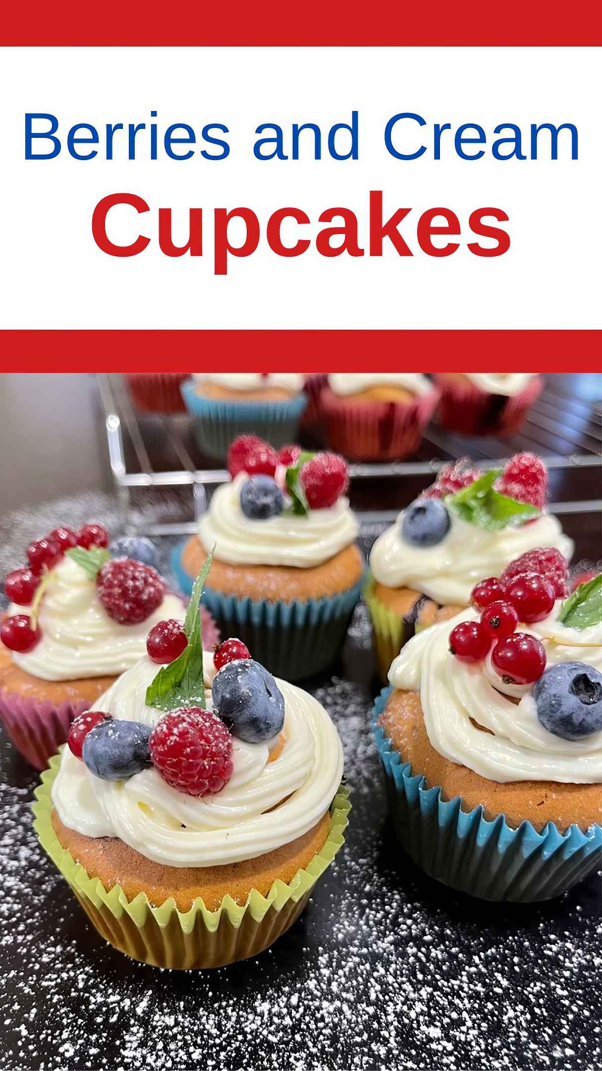 Summer Berry Cupcakes