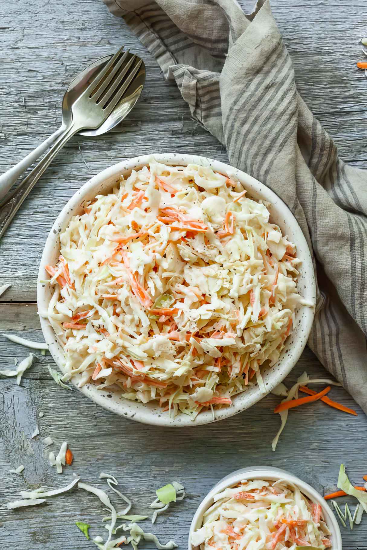 Creamy No Mayo Coleslaw