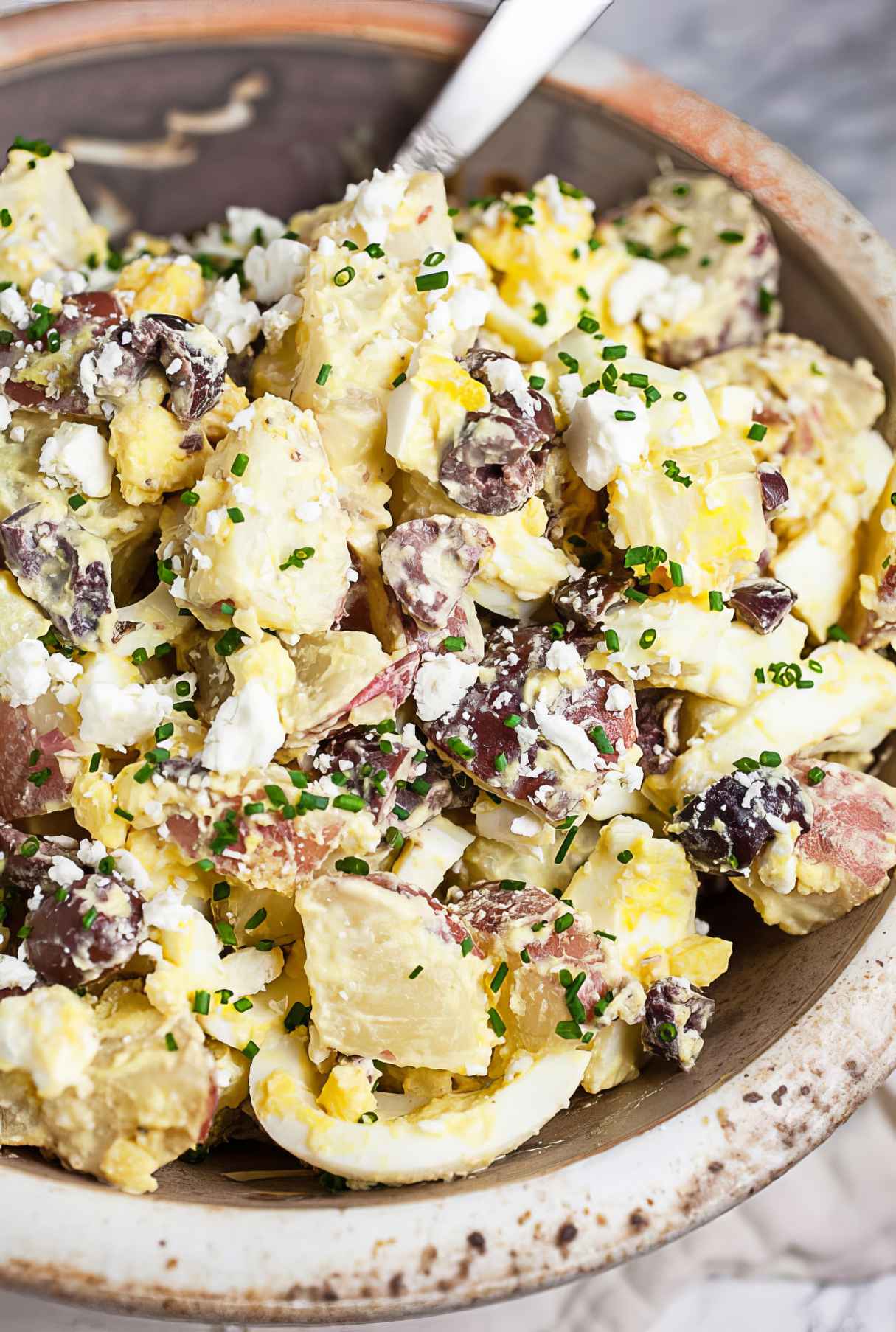 Easy Homemade Mediterranean Potato Salad