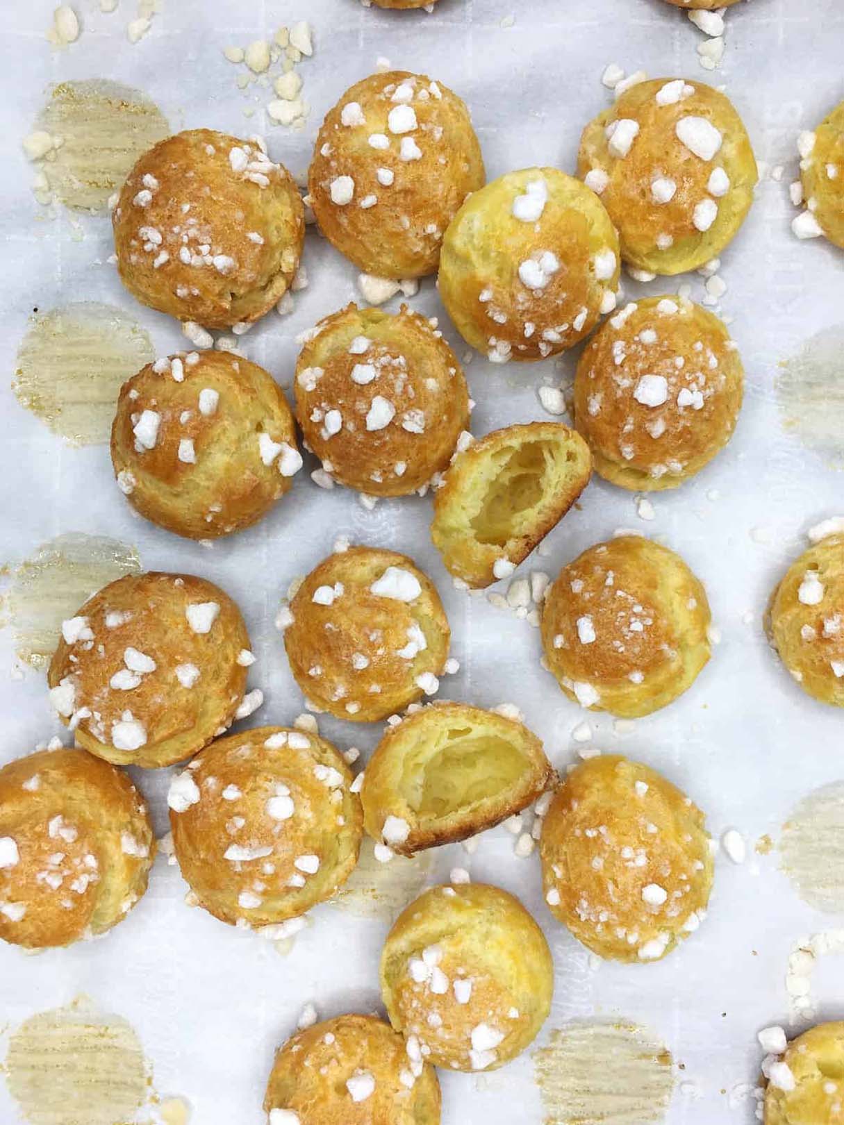Chouquettes (French Sugar Puffs)