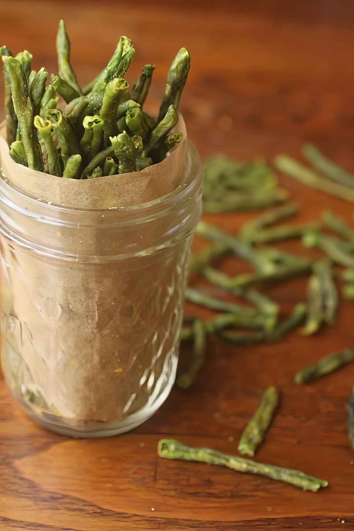 Crispy Green Bean Chips - Road Trips Snak for Toddlers