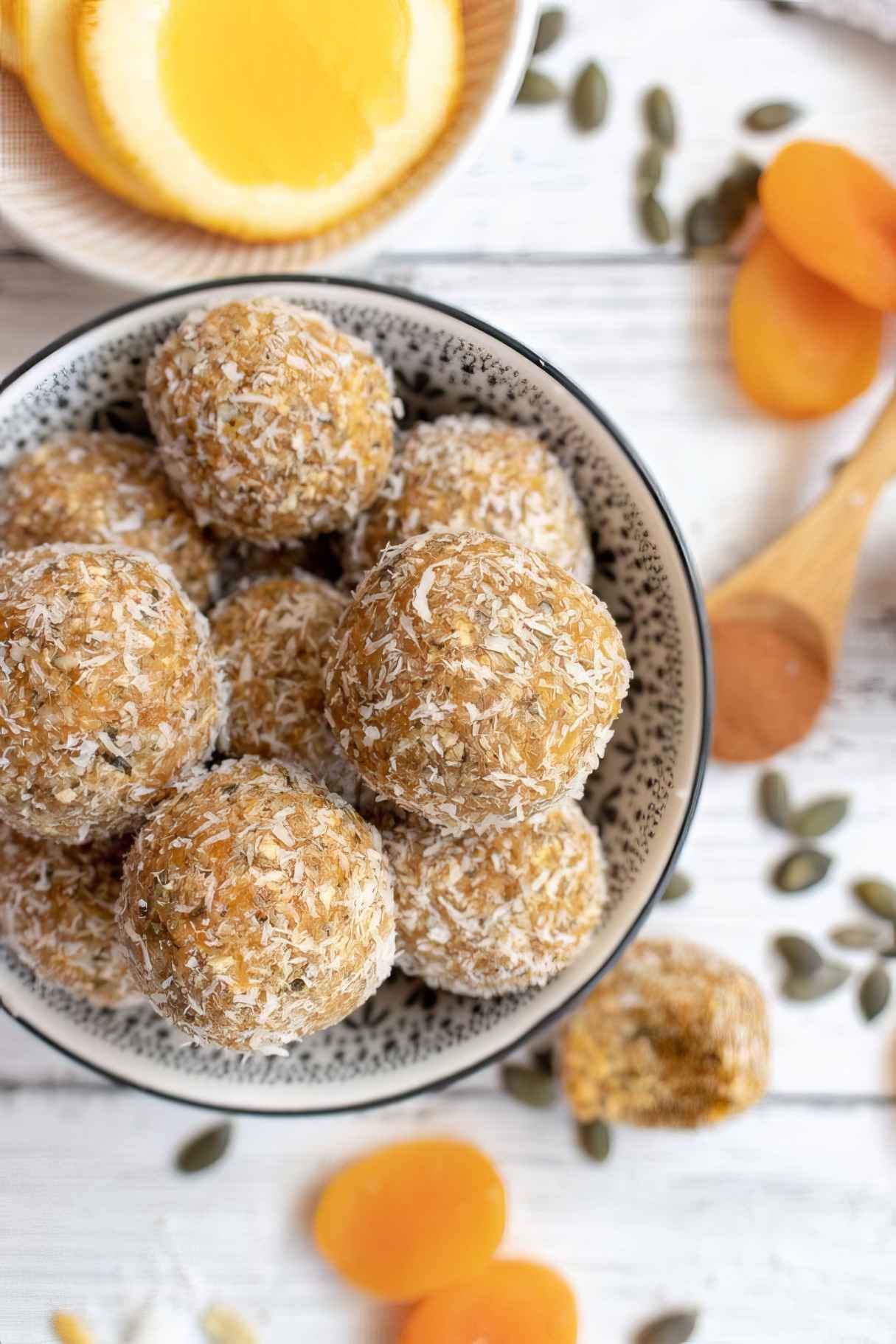 Simple and Delicious Nut Free Apricot Bliss Balls