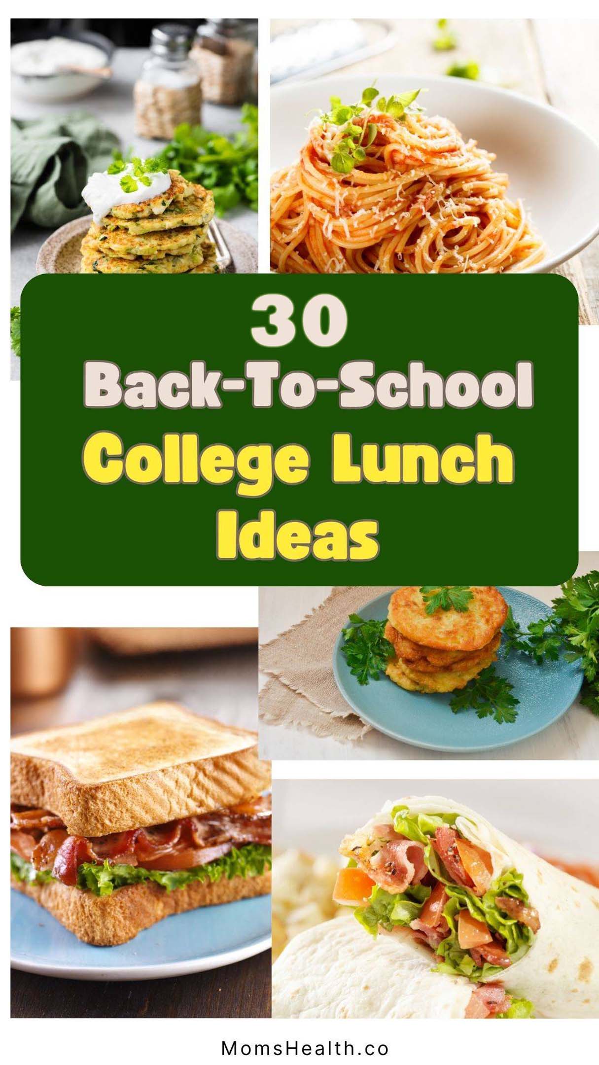 30 College Lunch Recipes