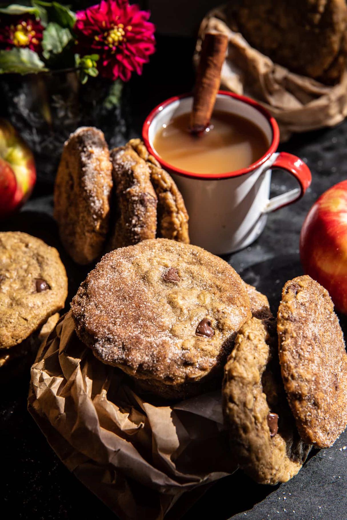 Apple Cider Doughnut Cookies - Favorite Fall Apple Dessert!