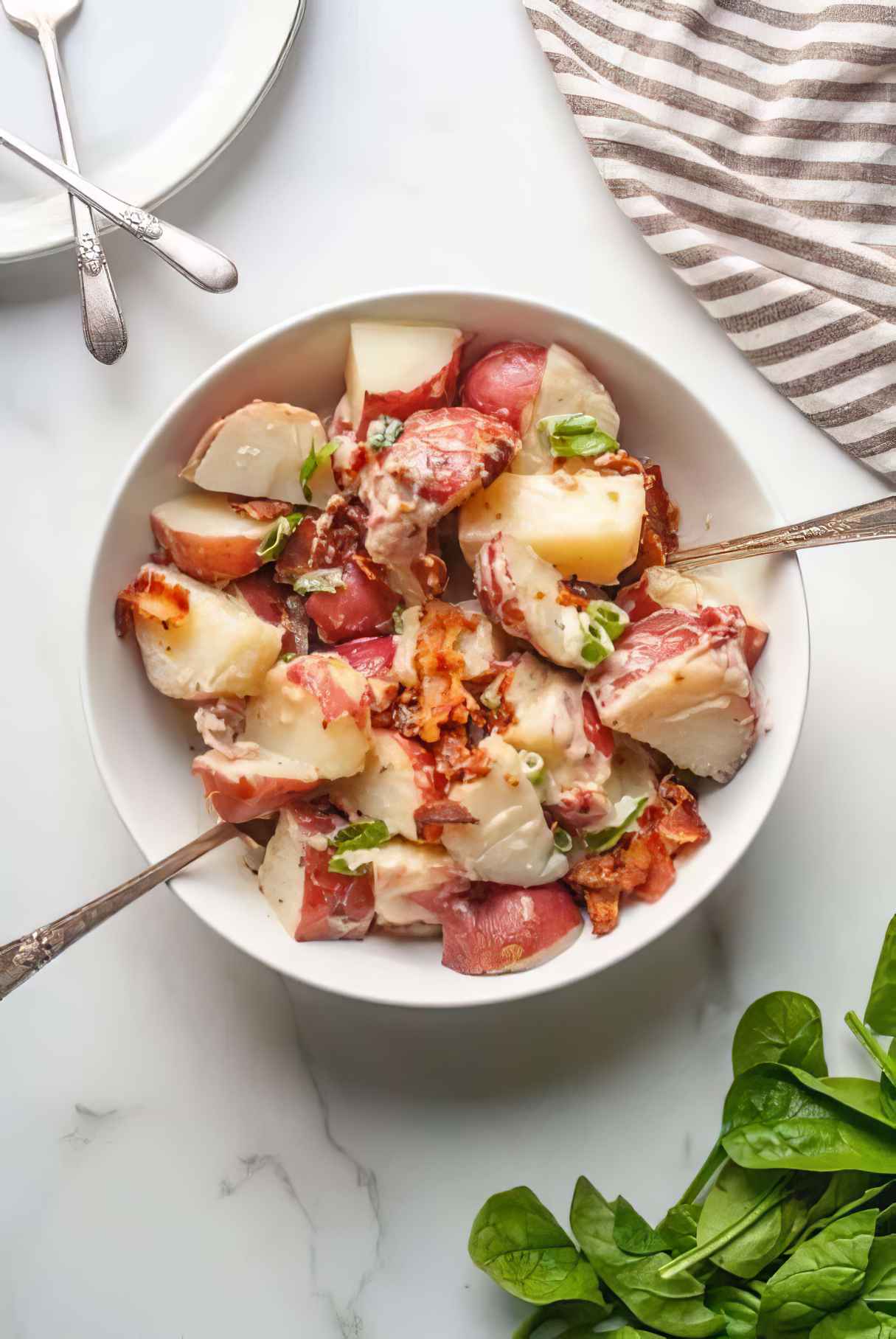 Dairy Free Whole30 Bacon Ranch Potato Salad