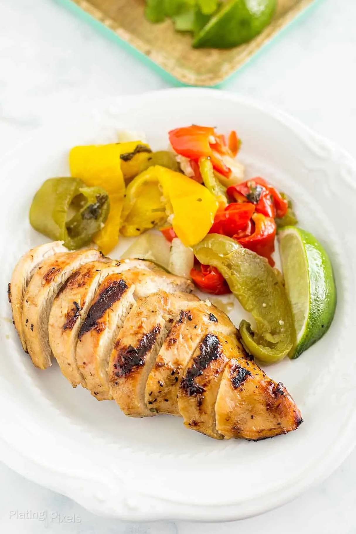 Easy Grilled Chicken Fajitas