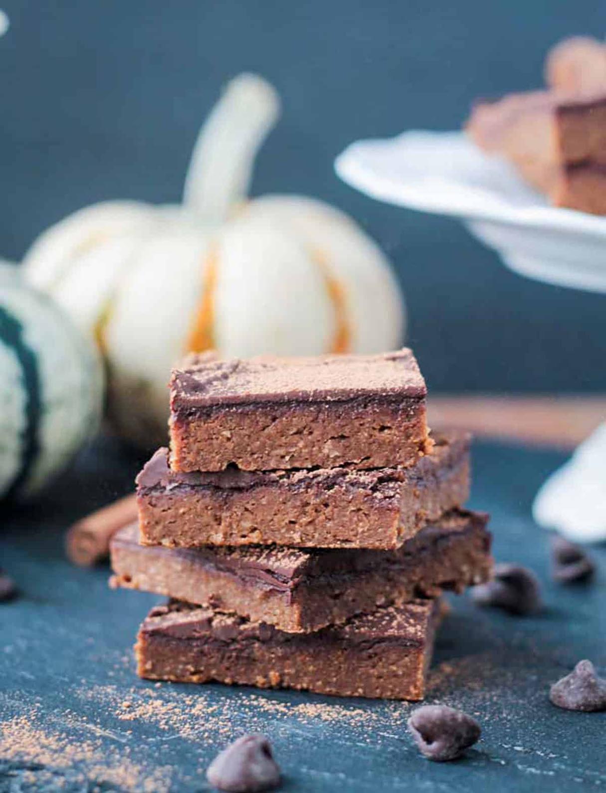 Pumpkin Fudge Brownies (Vegan & Gluten Free)