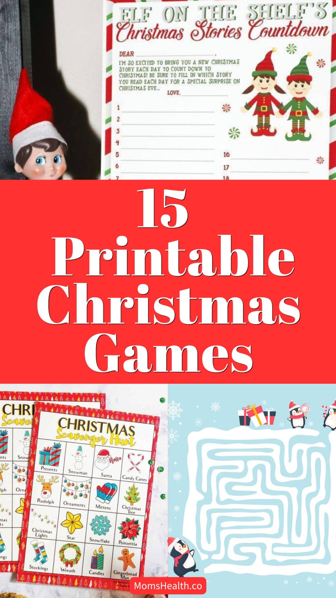 15 Festive Printable Christmas Games Free Christmas Printables