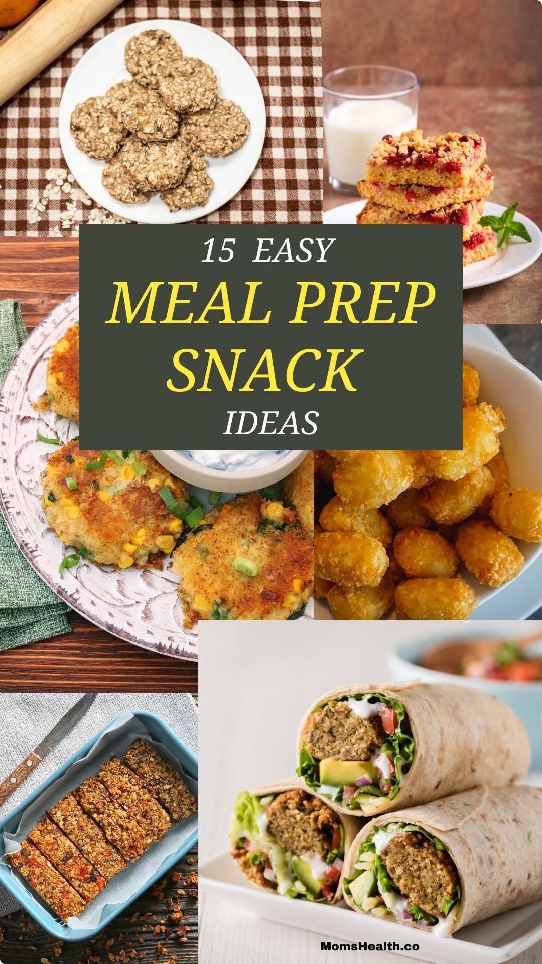 15 On-The-Go Easy Meal Prep Snack Ideas | Meal Prep Recipes