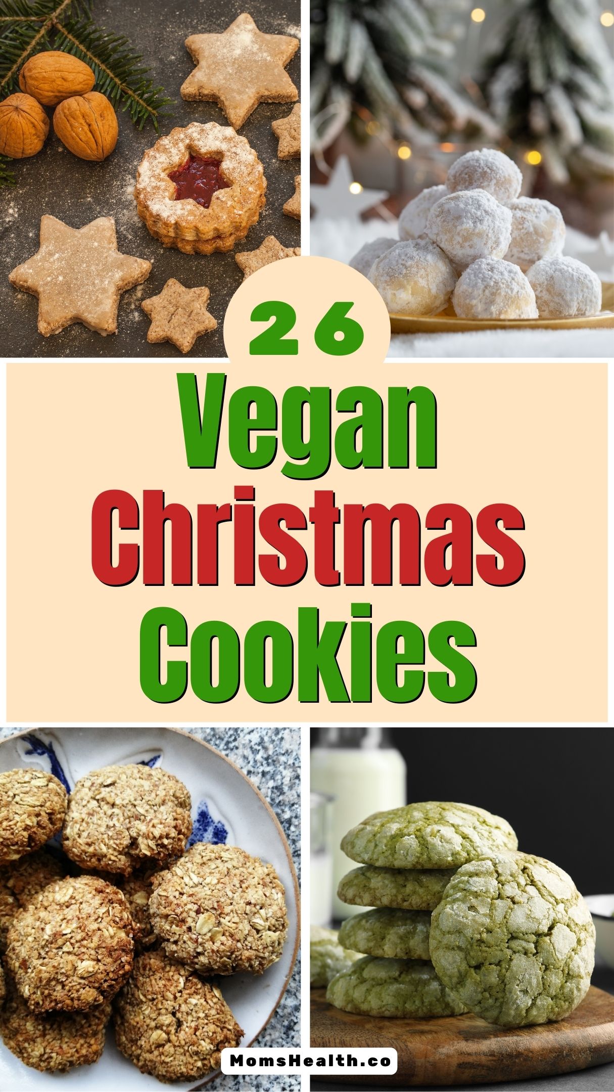 Healthy and Chewy Vegan Christmas Cookie Recipes