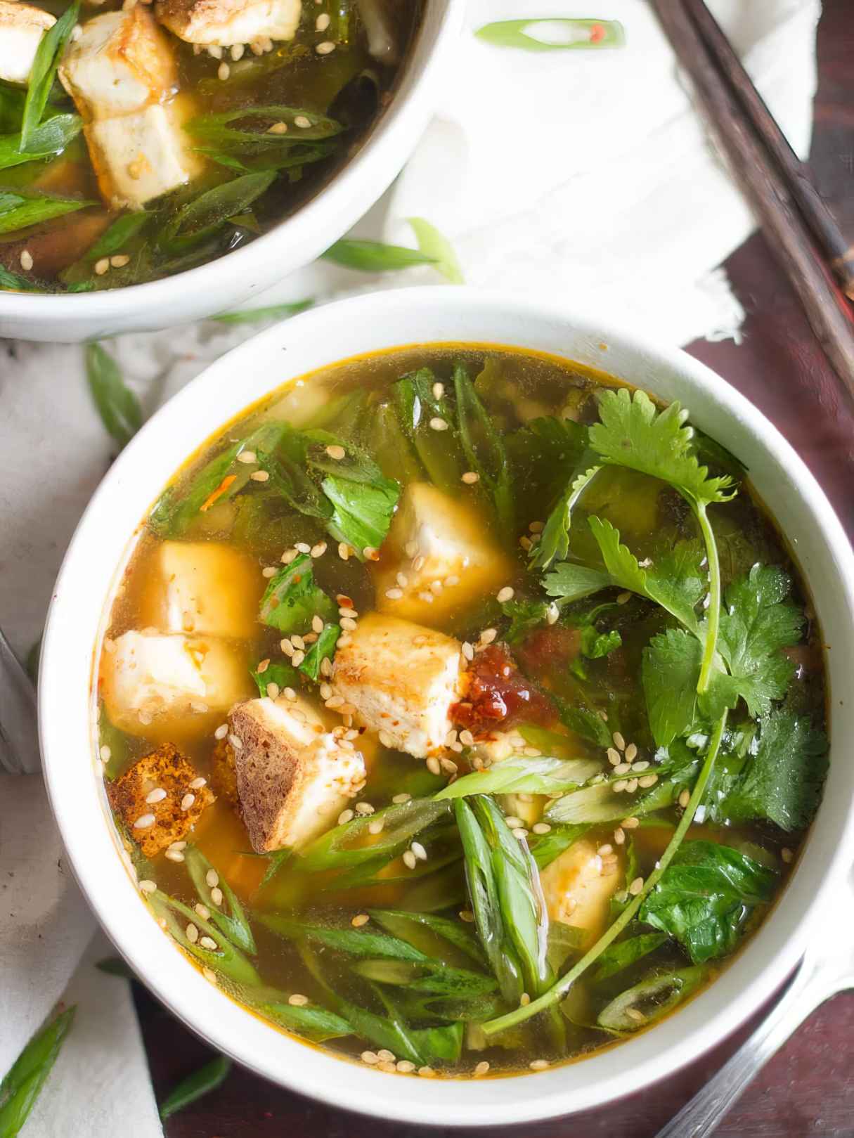 Hot and Sour Soup Handful of Fresh Veggies