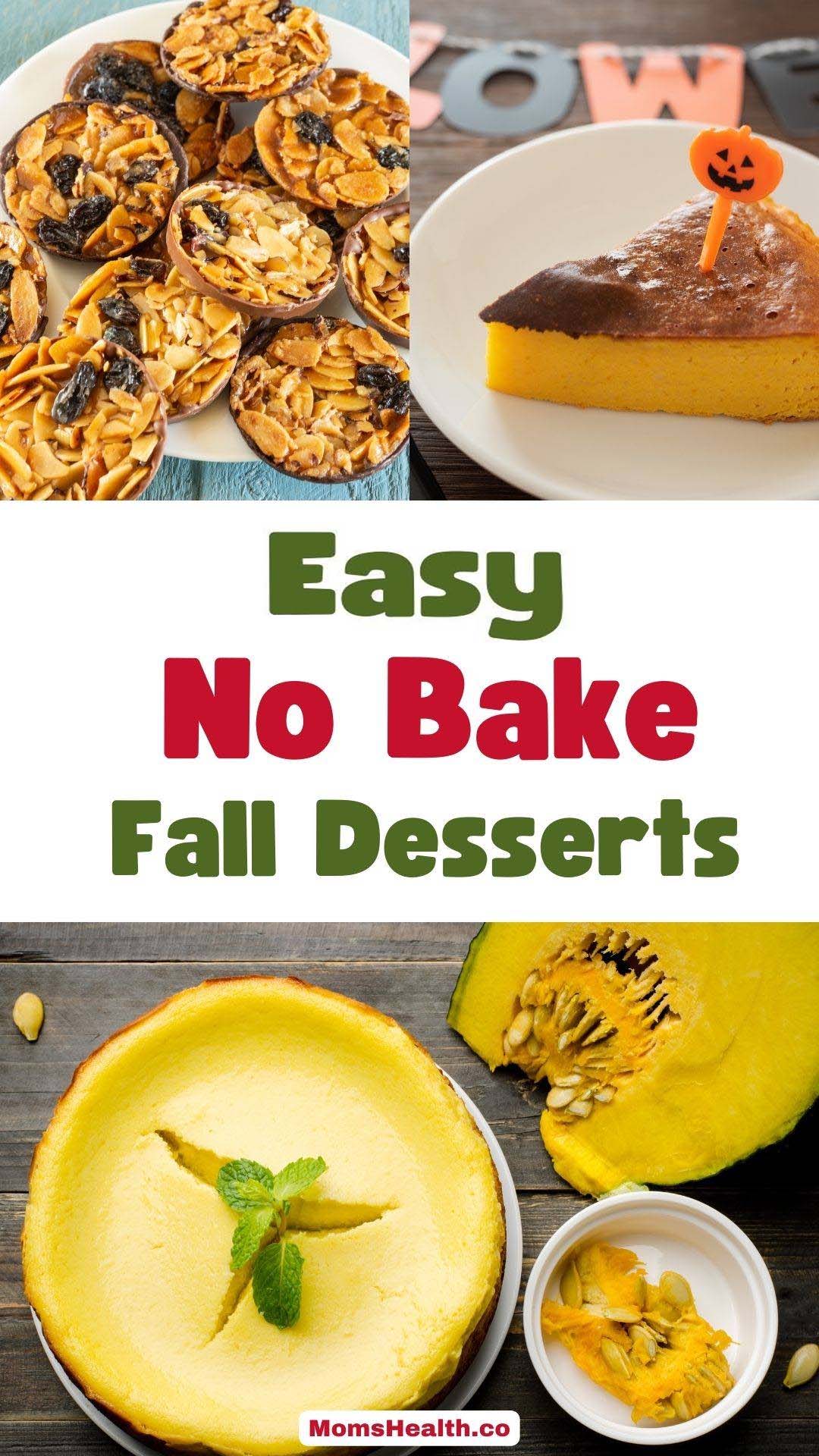 no bake fall desserts