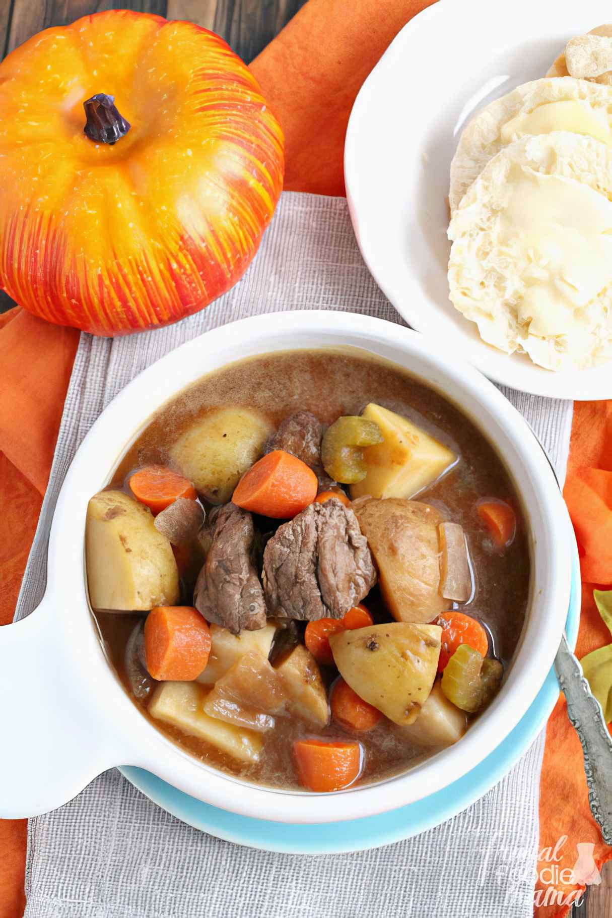 Slow Cooker Pumpkin Ale Beef Stew