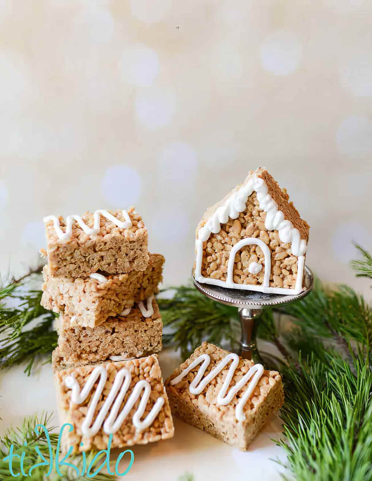 Easy and Delicious Gingerbread Rice Krispie Treats Recipe