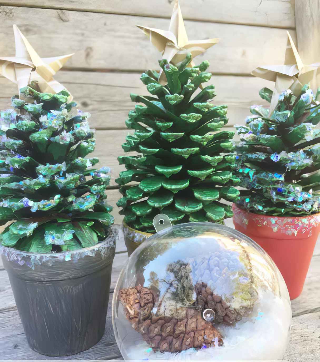 Holiday Pinecone Crafts