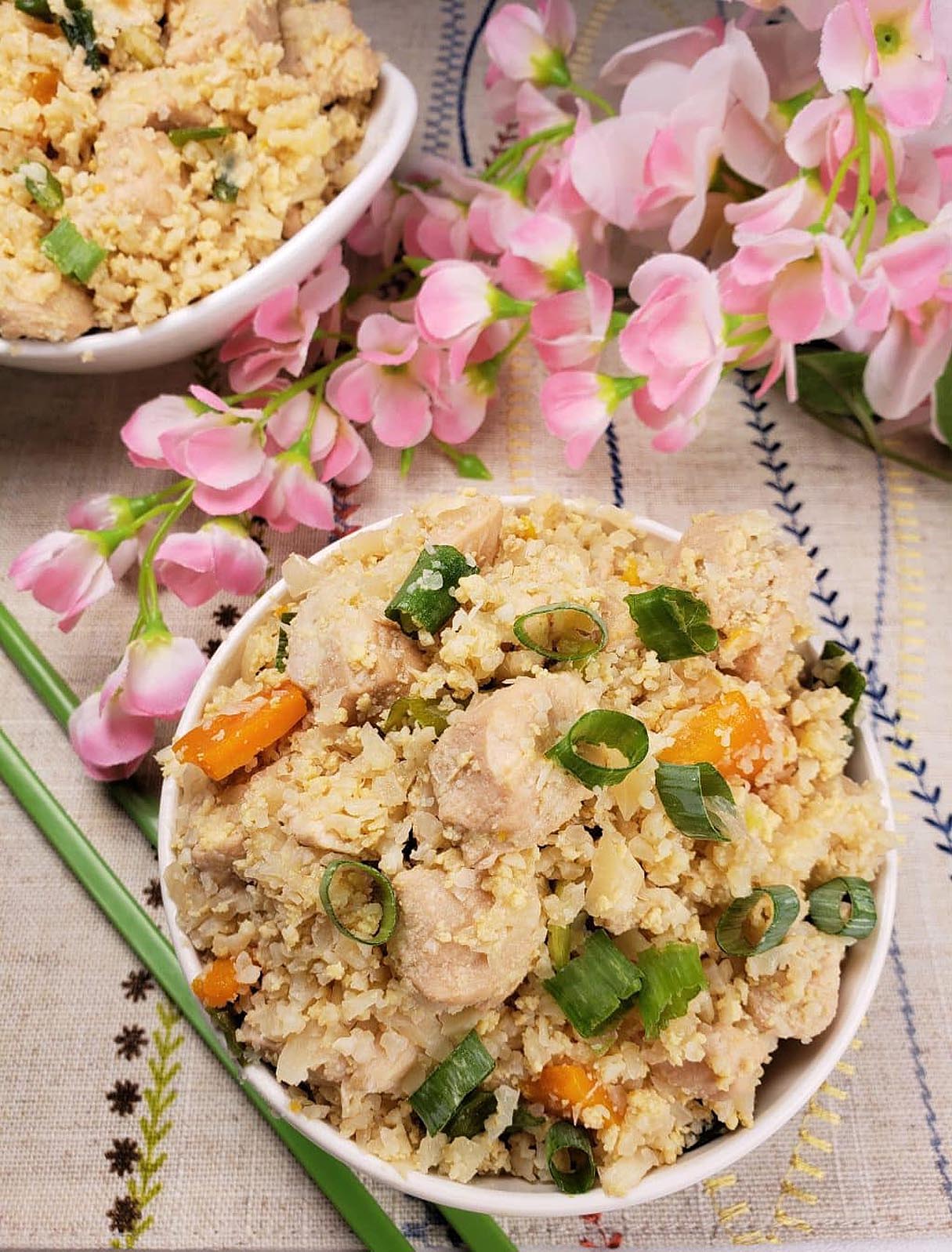 Instant Pot Chicken Fried Cauliflower Rice