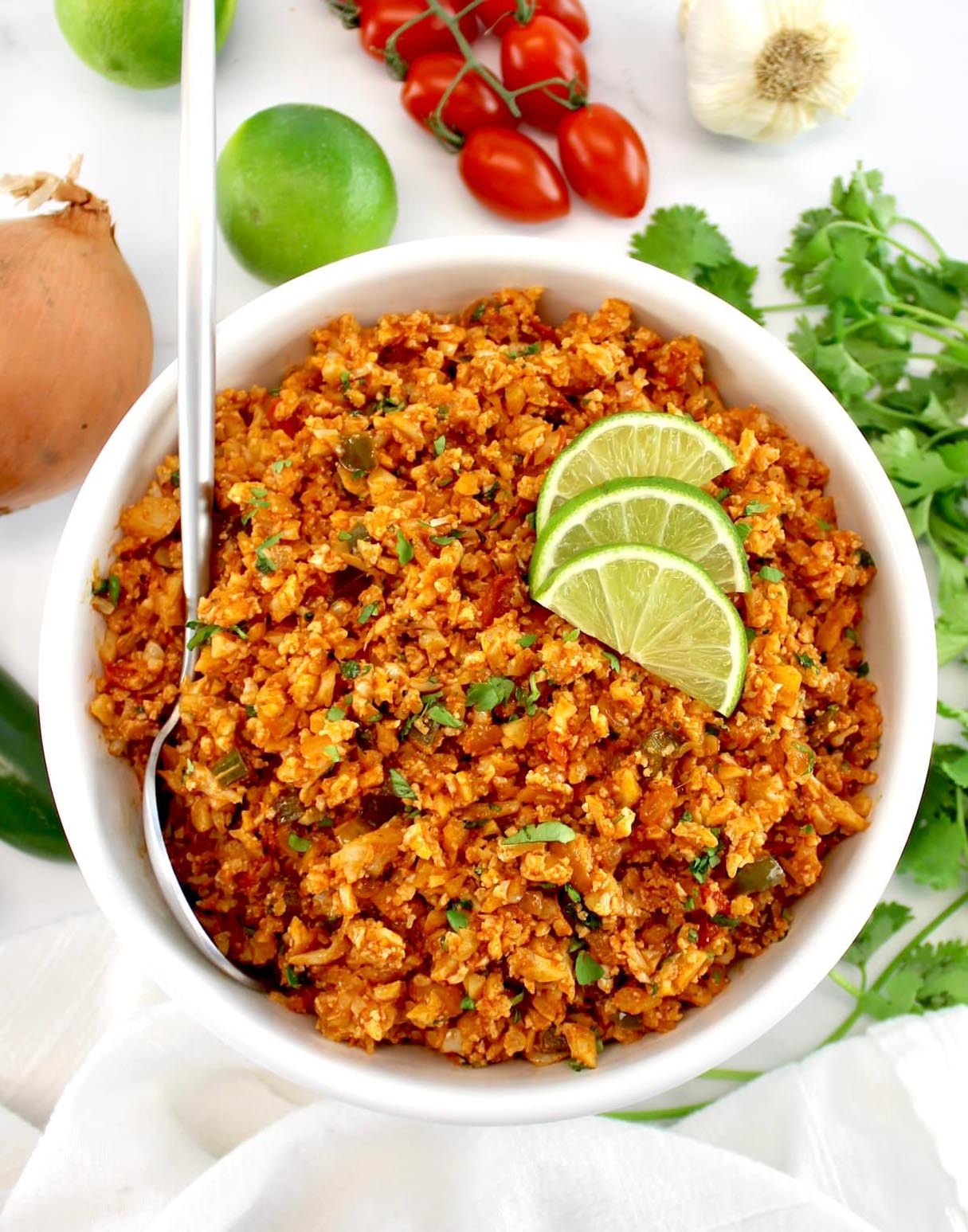 Mexican Cauliflower Rice - Keto and Low Carb