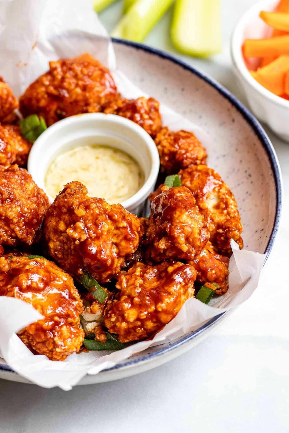 Vegan BBQ Cauliflower Wings
