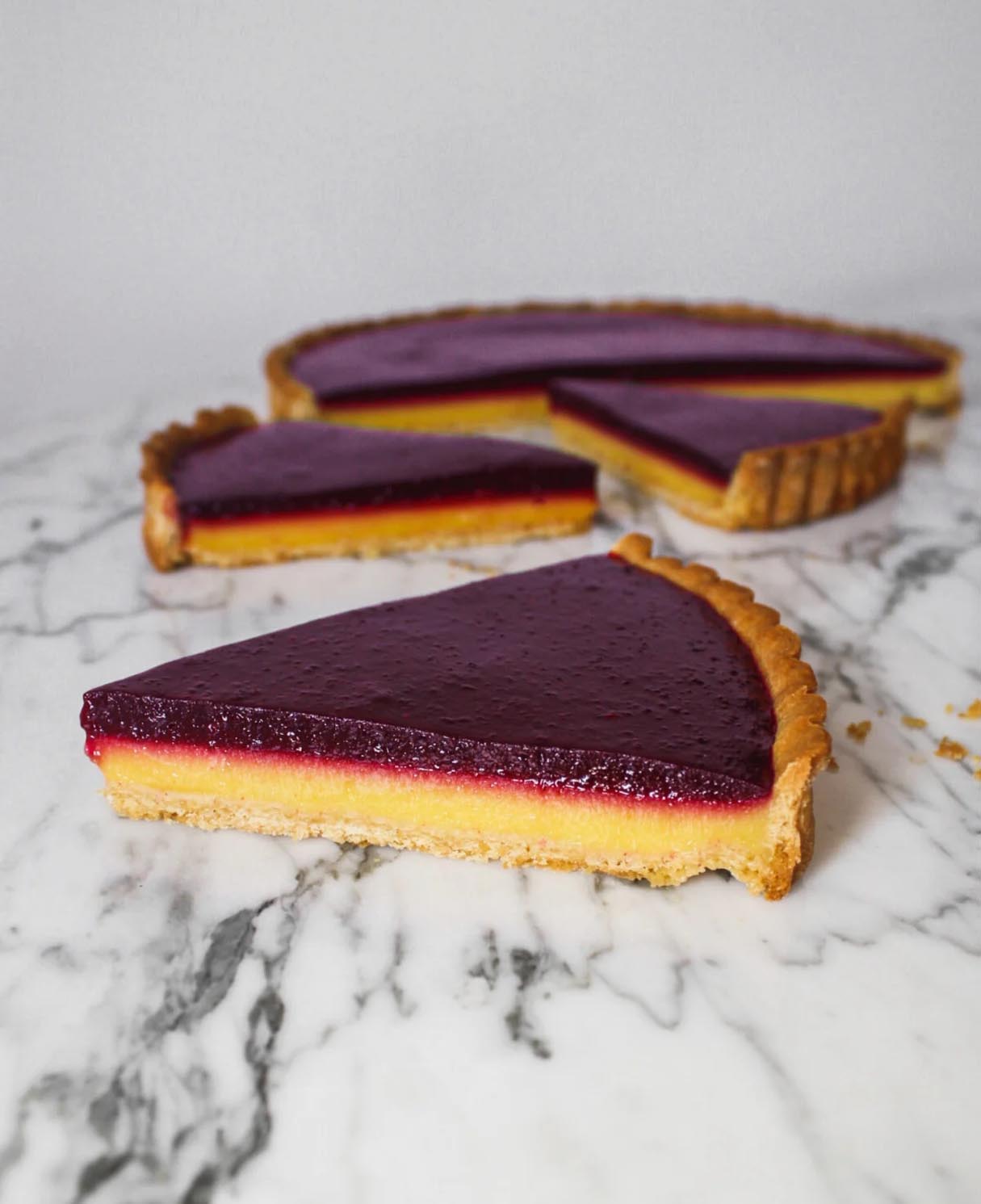 Vibrant and Delicious Blueberry–Lemon Curd Tart