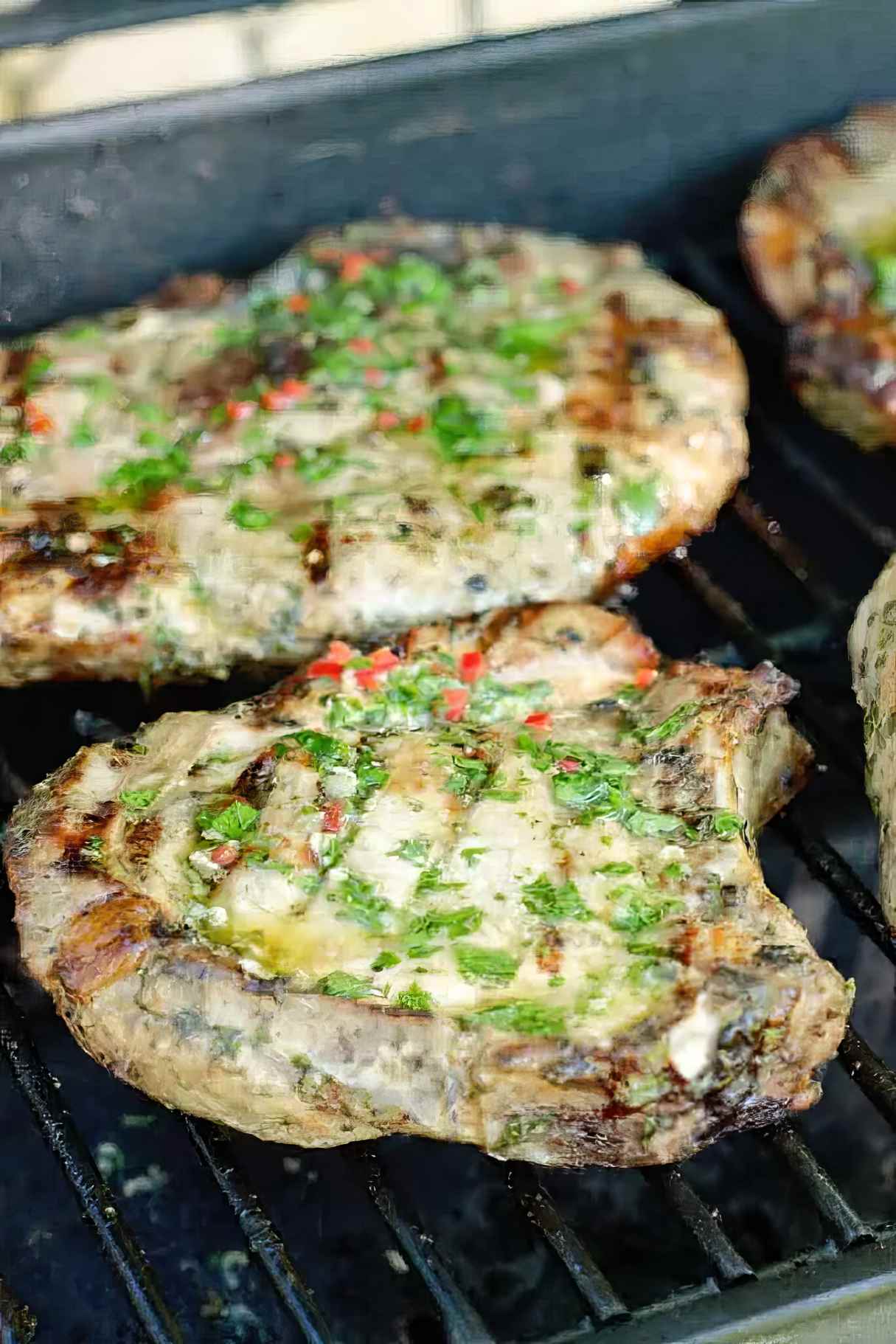 Grilled Pork Chops With Chimichurri