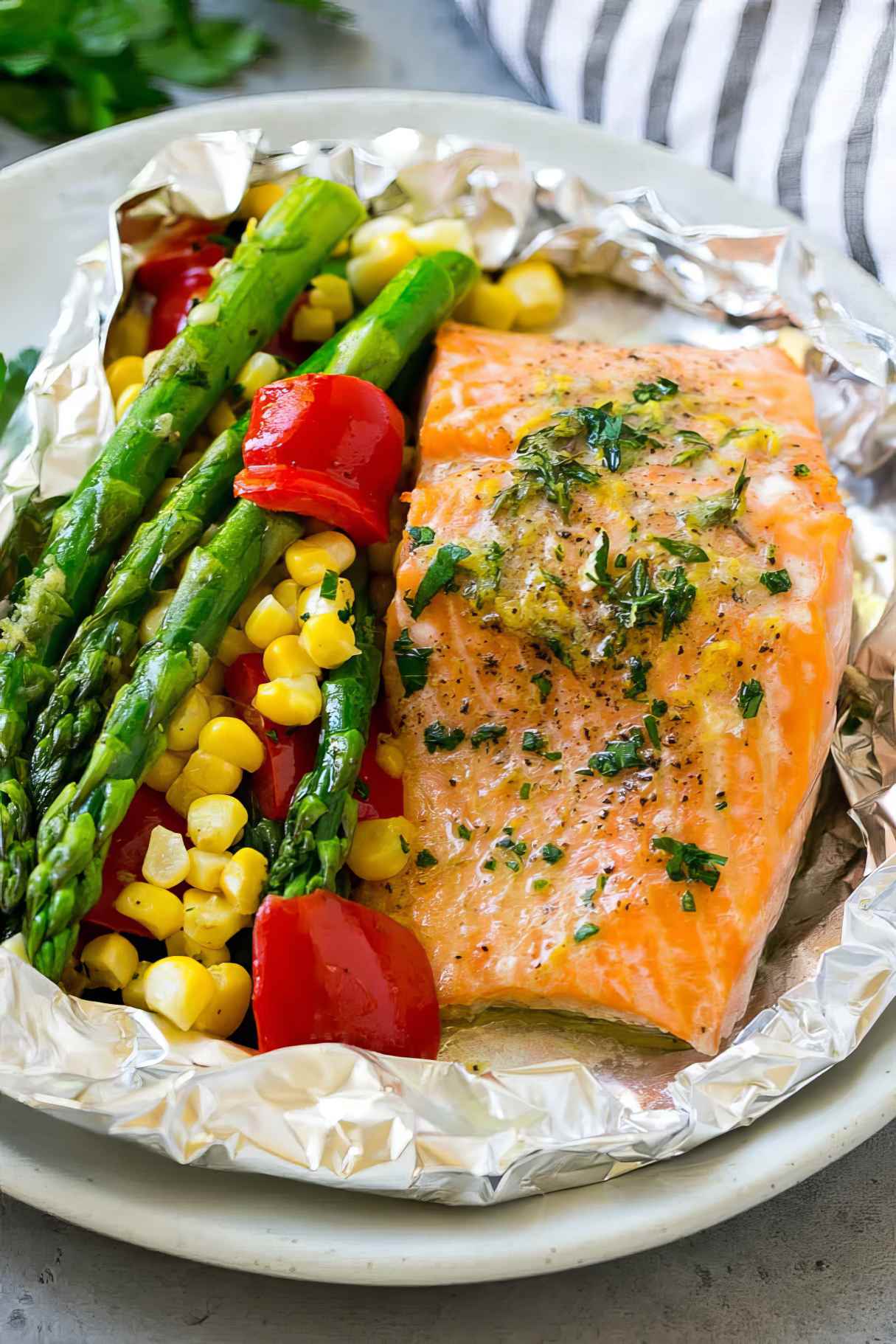 Salmon Foil Packets