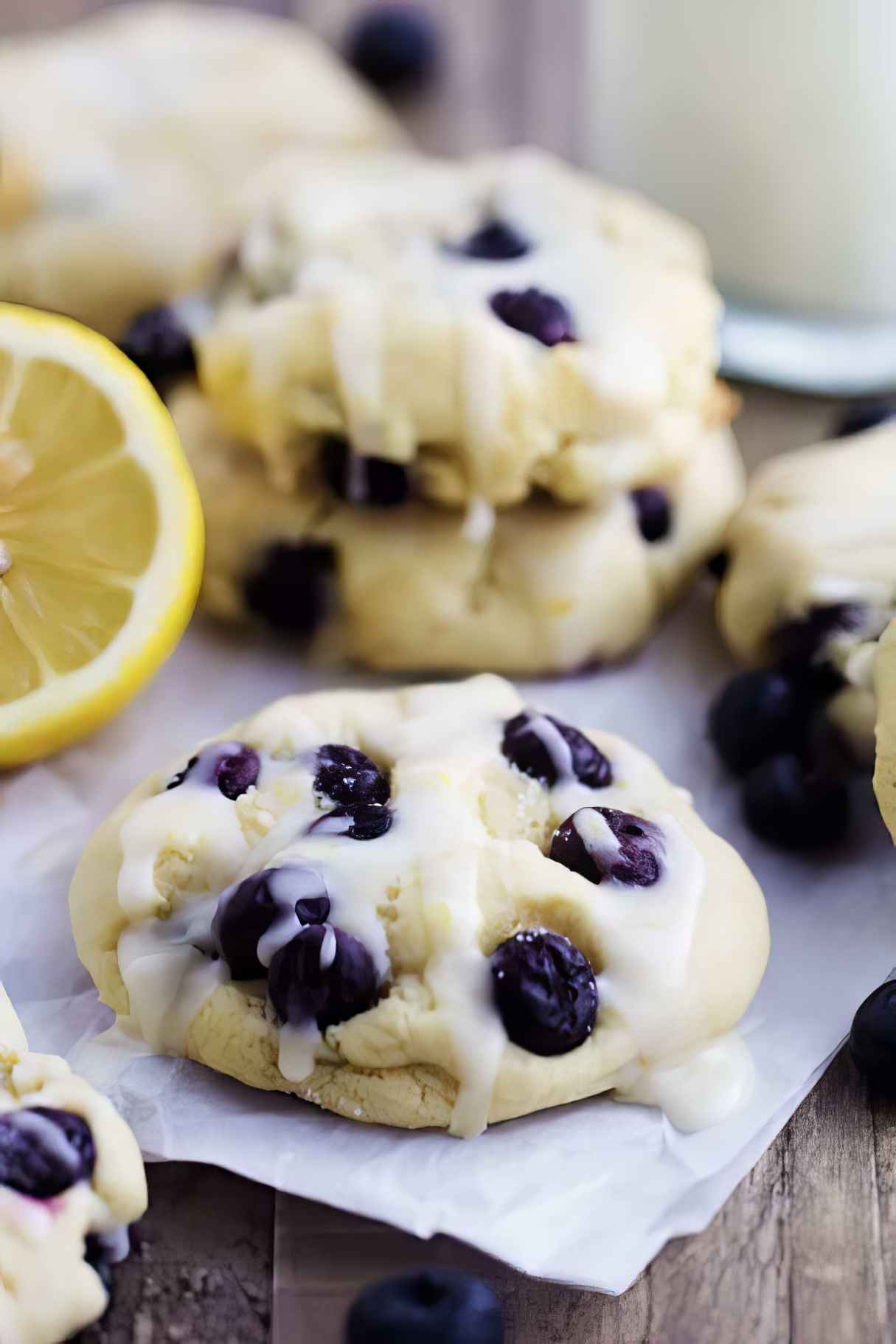 Blueberry Cream Cheese Cookies with Perfectly Lemon Tart
