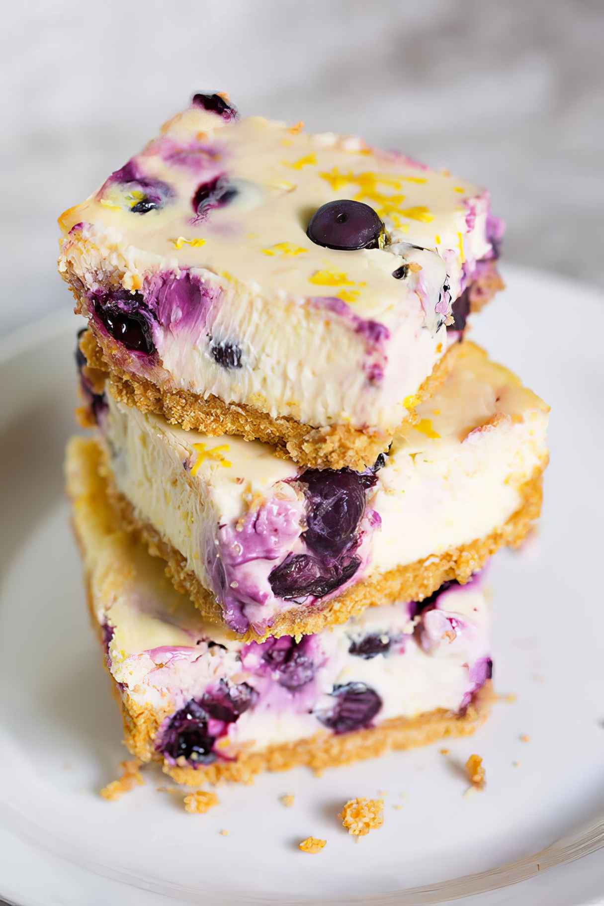 Blueberry Lemon Cheesecake Squares
