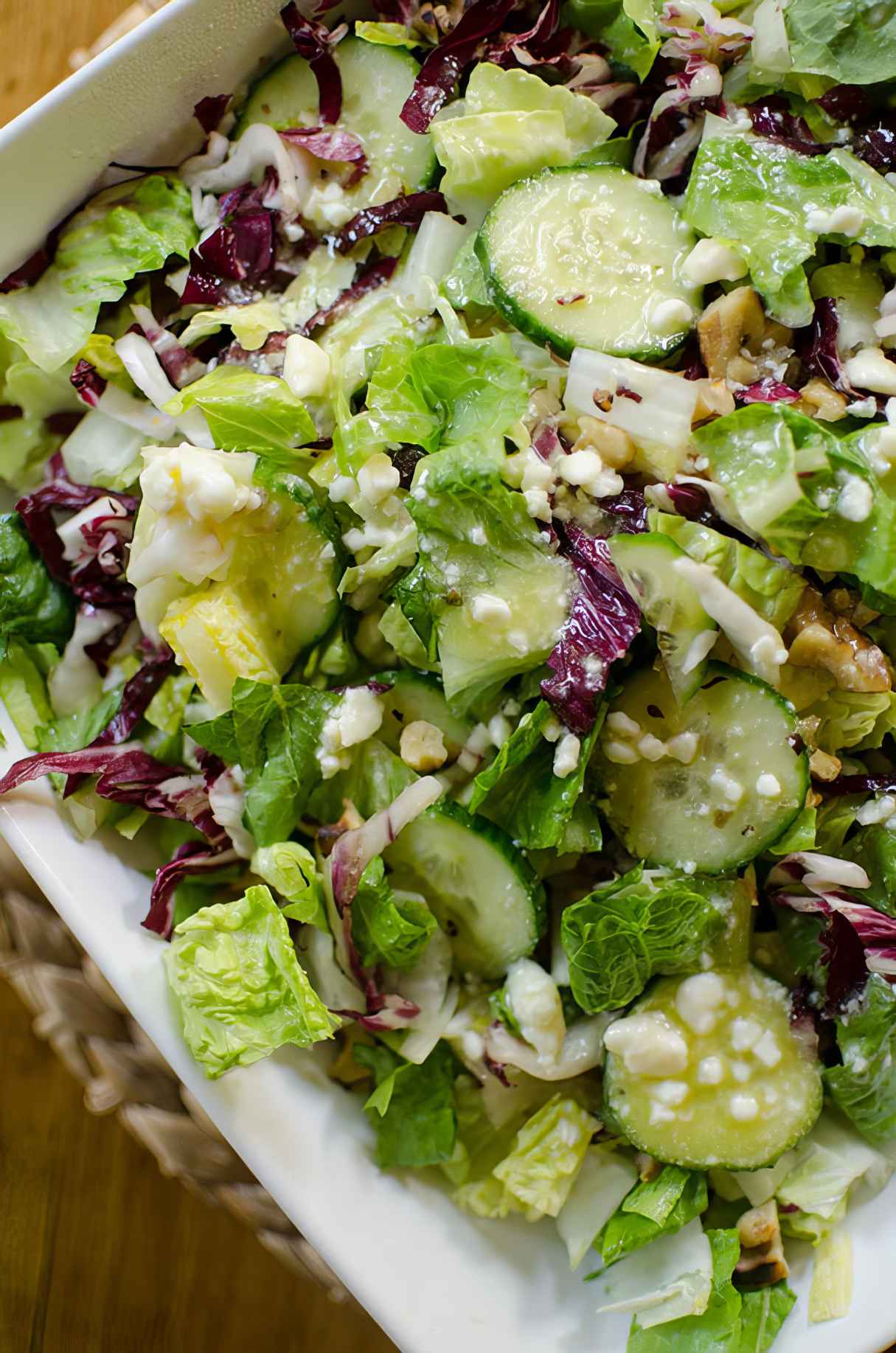 Chopped Salad with Blue Cheese Vinaigrette
