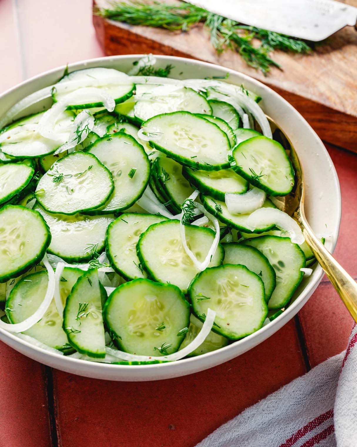 Cucumber Salad with Vinegar