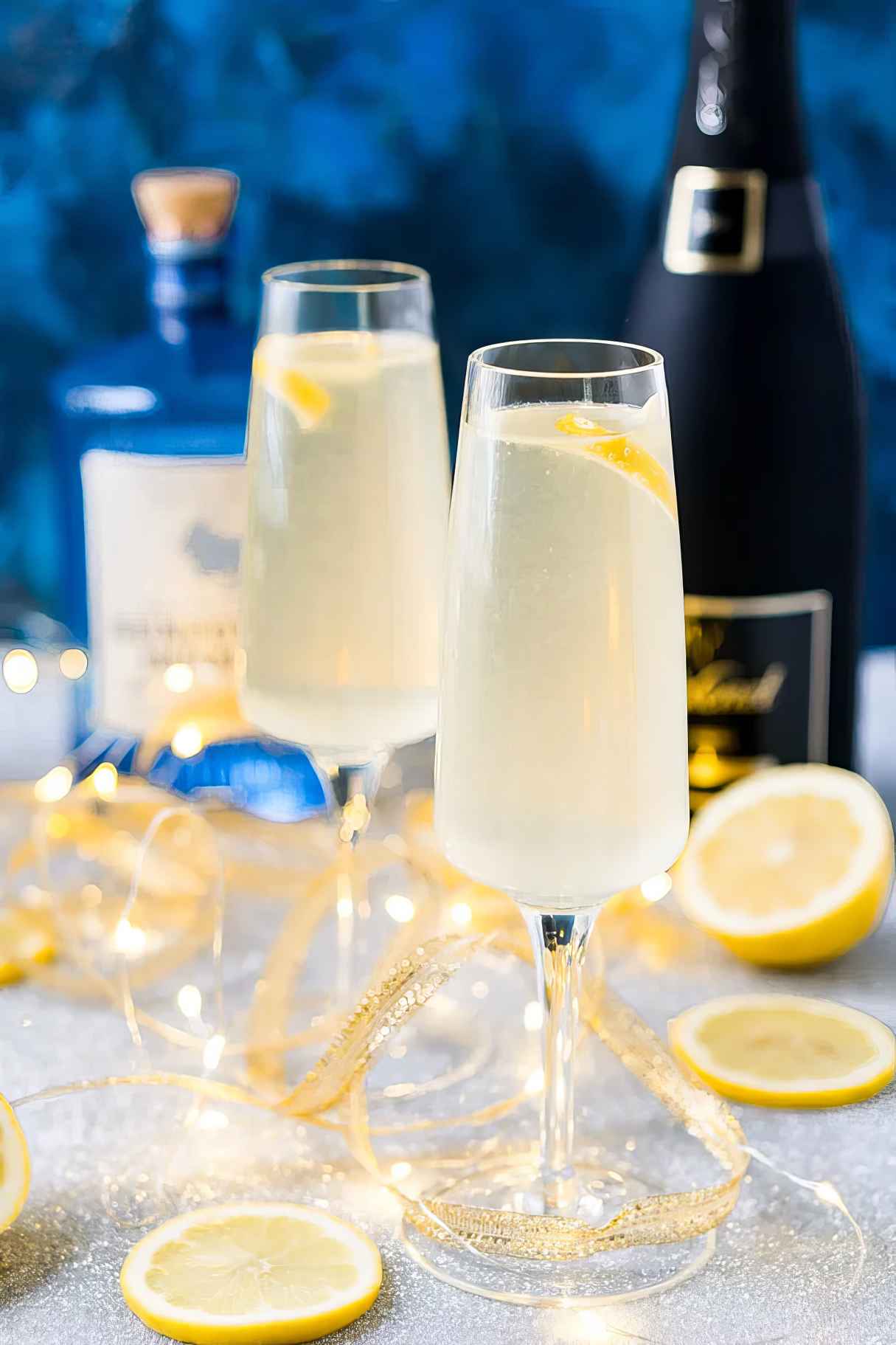 French 75 Champagne Cocktail