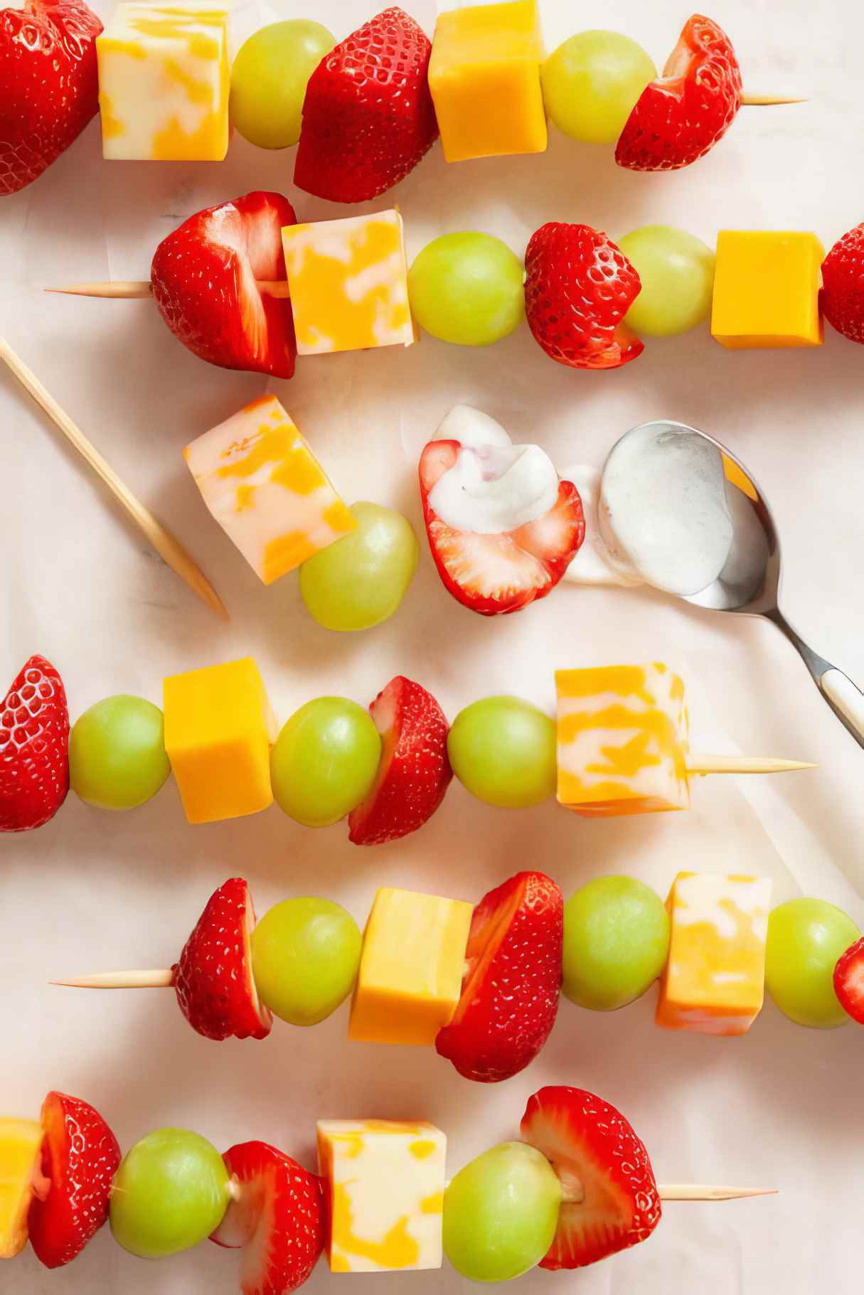 Fruit and Cheese Kabob