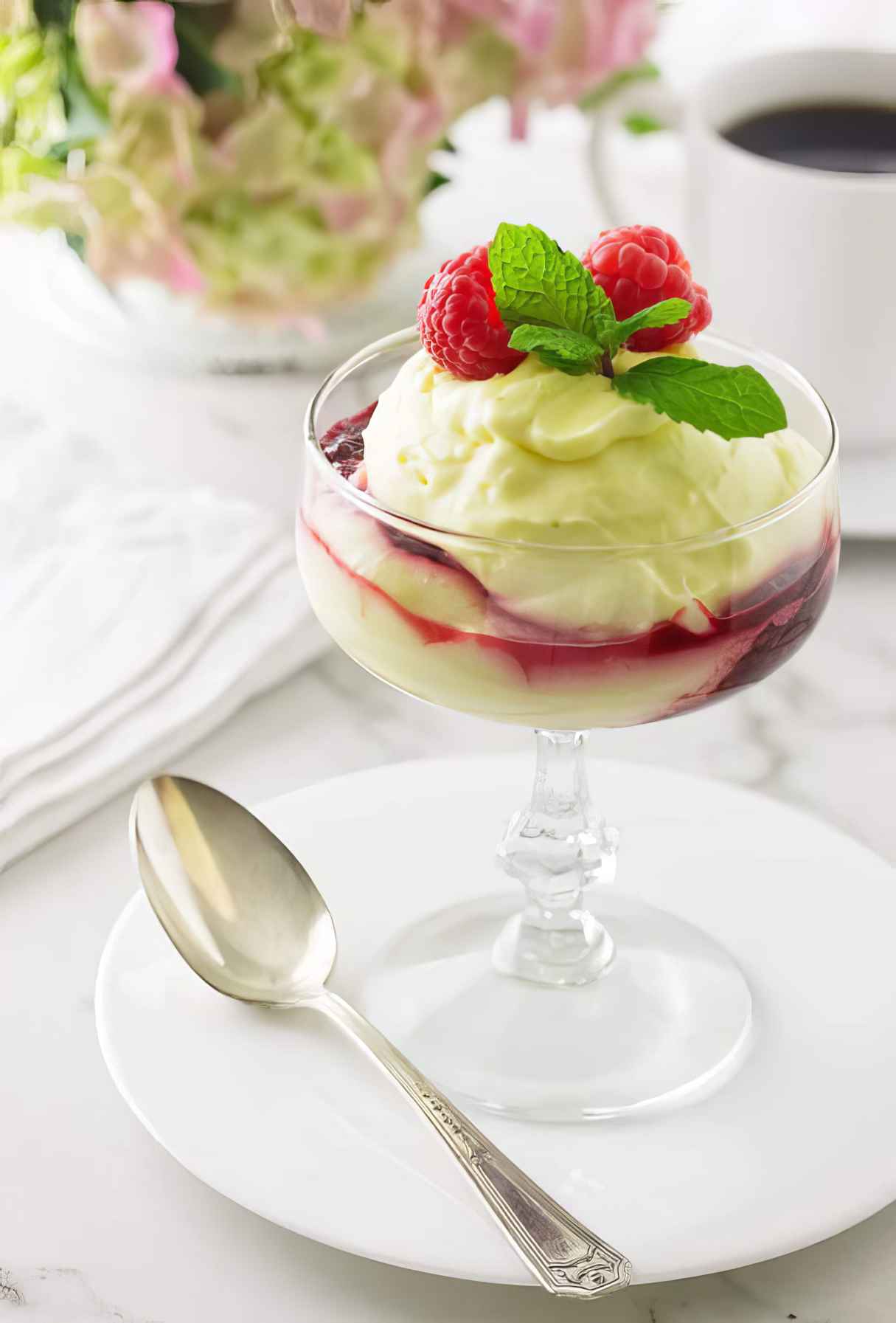 Lemon Raspberry Parfait - Perfect Dessert for Mother’s Day