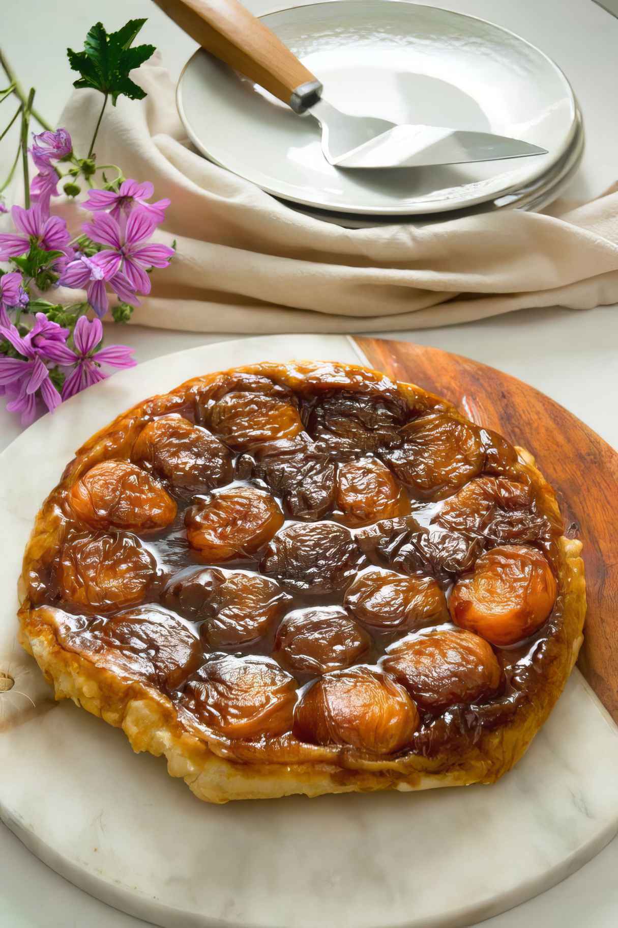 Peach Tarte Tatin