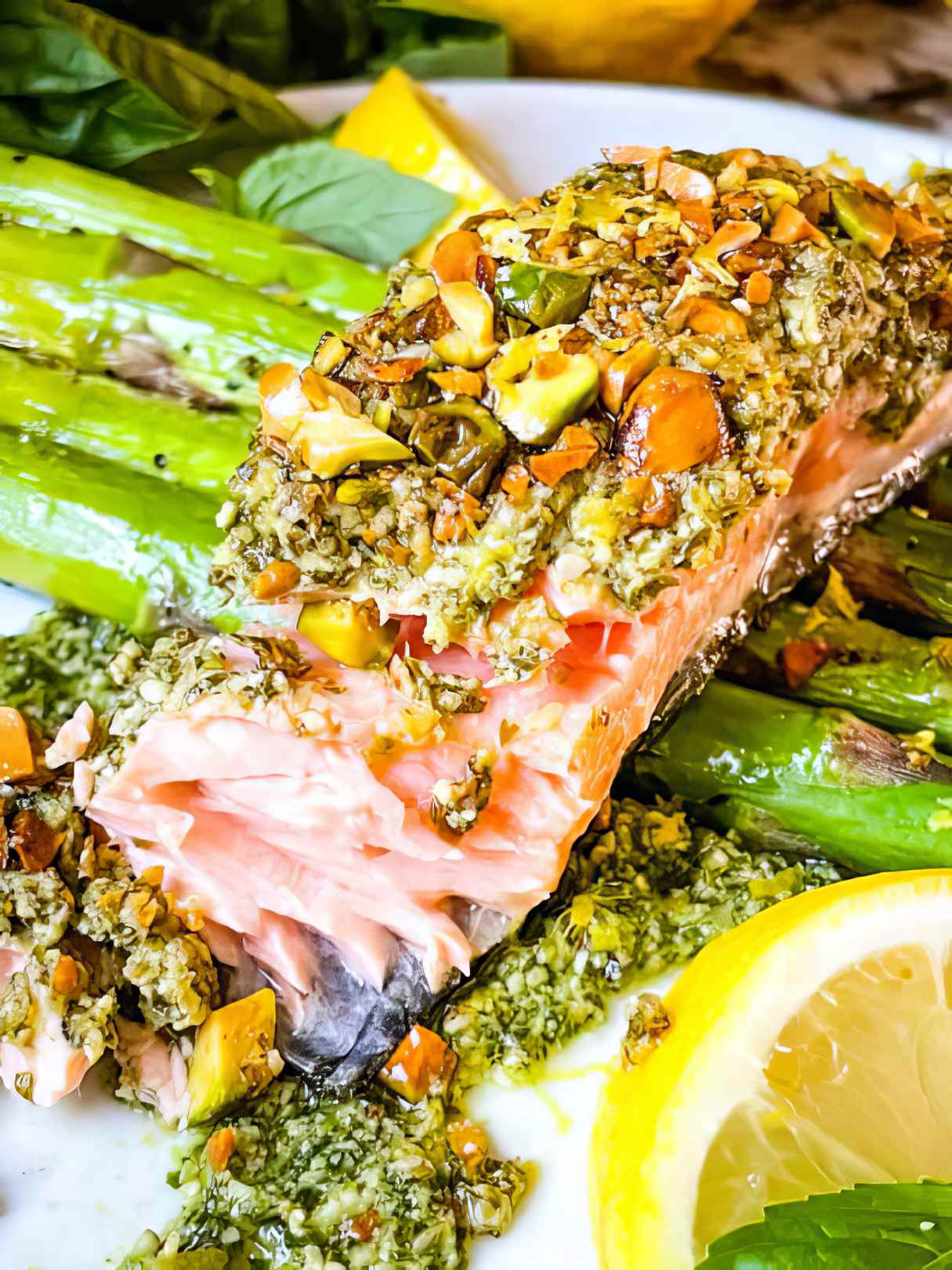 Pesto Crusted Salmon