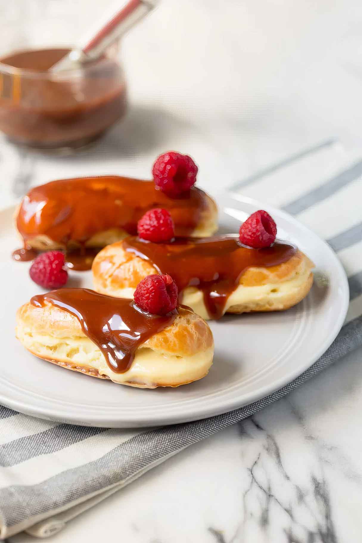 Salted Caramel Eclairs