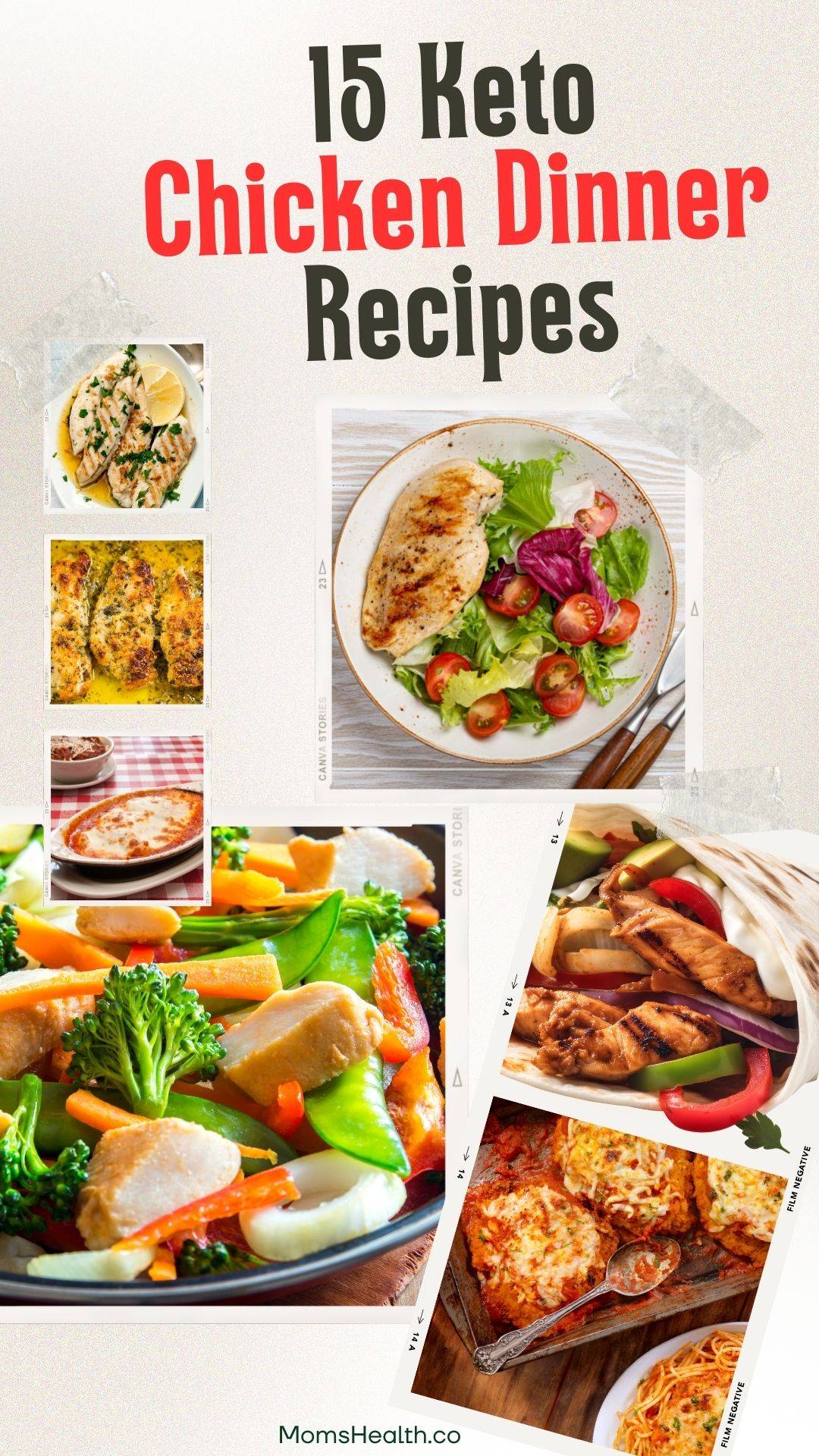 15 Keto Chicken Dinner Recipes | Healthy Dinner Recipes