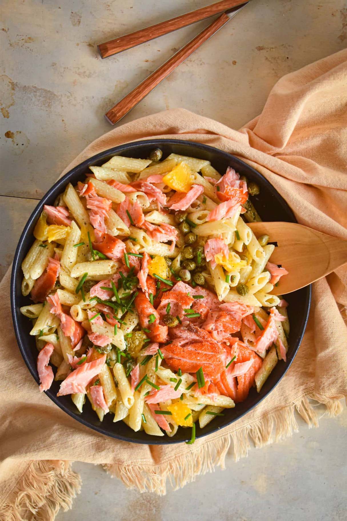 Smoked Salmon Pasta Salad