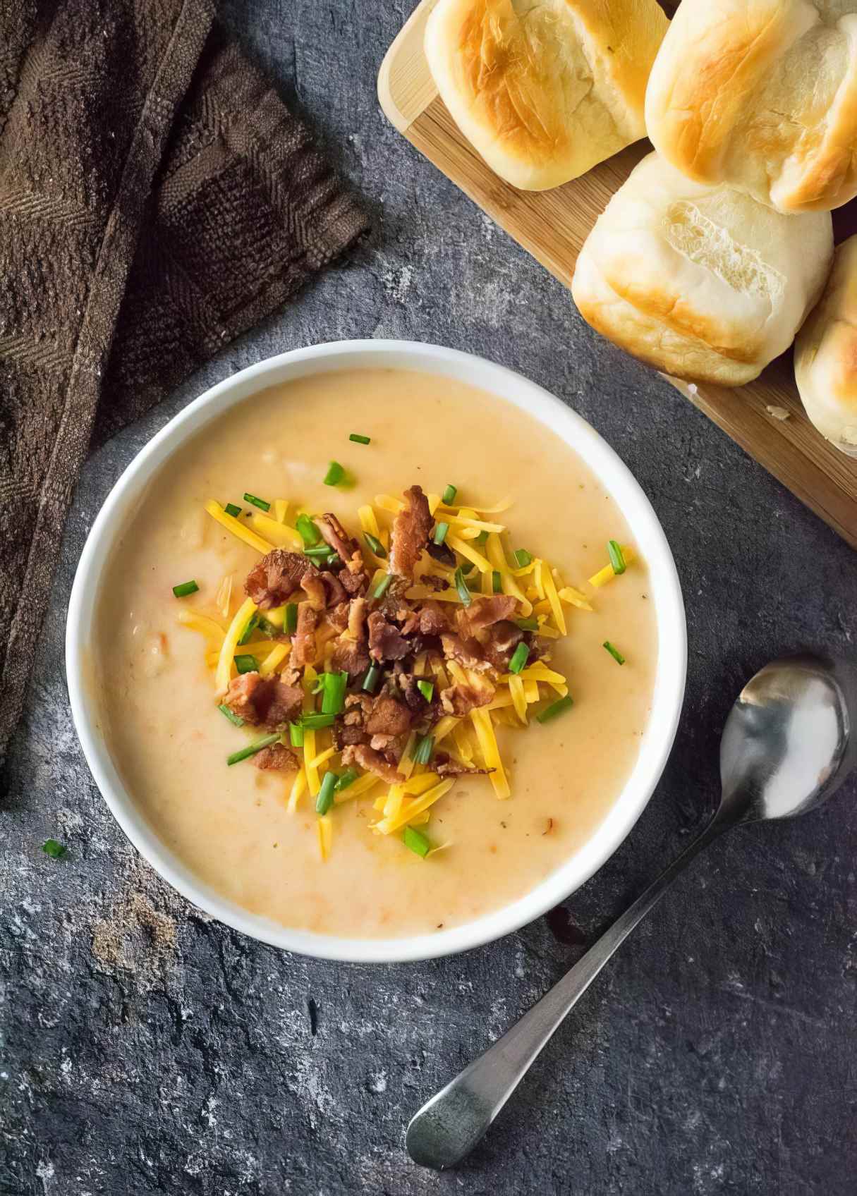 Creamy Old Fashioned Potato Soup - Comforting Immersion Blender Recipe!
