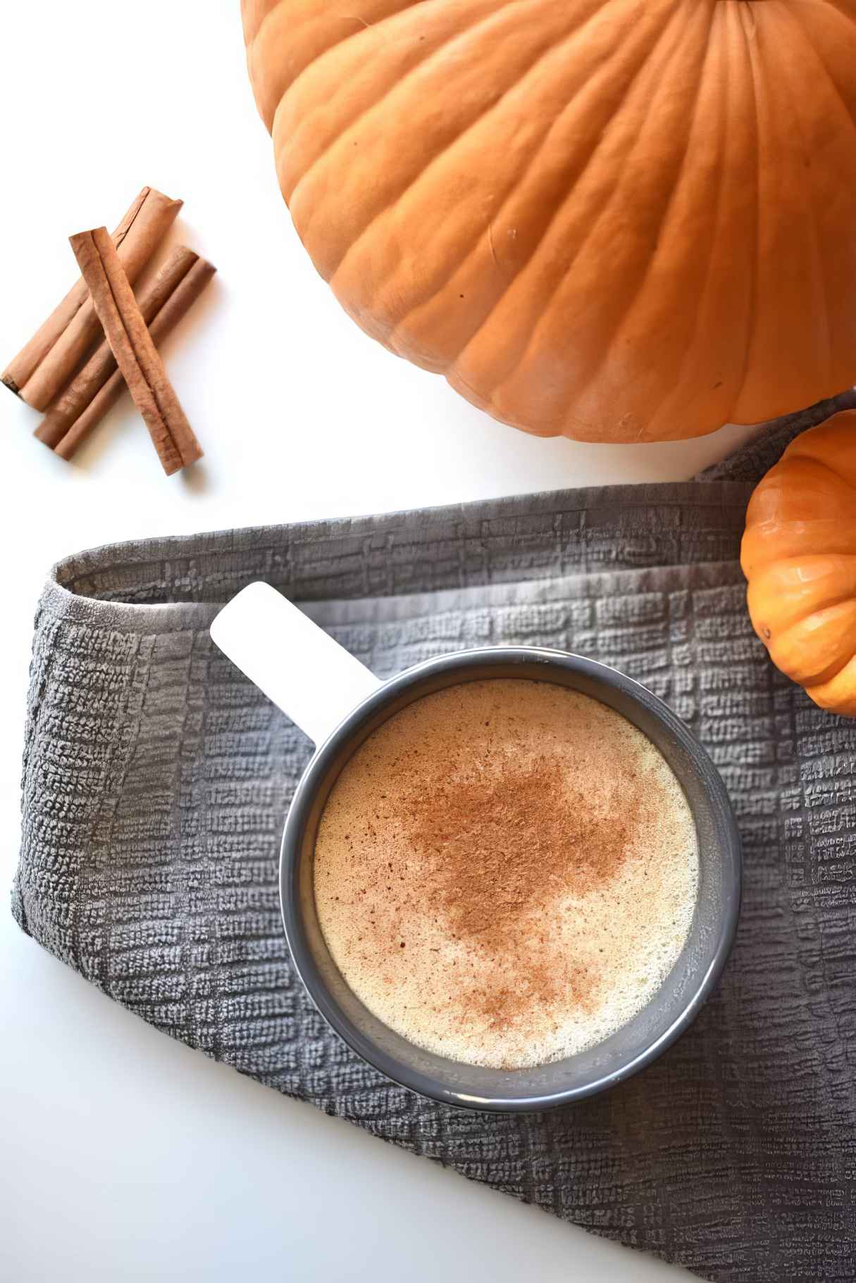 Easy Vegan Pumpkin Spice Latte with Black Tea