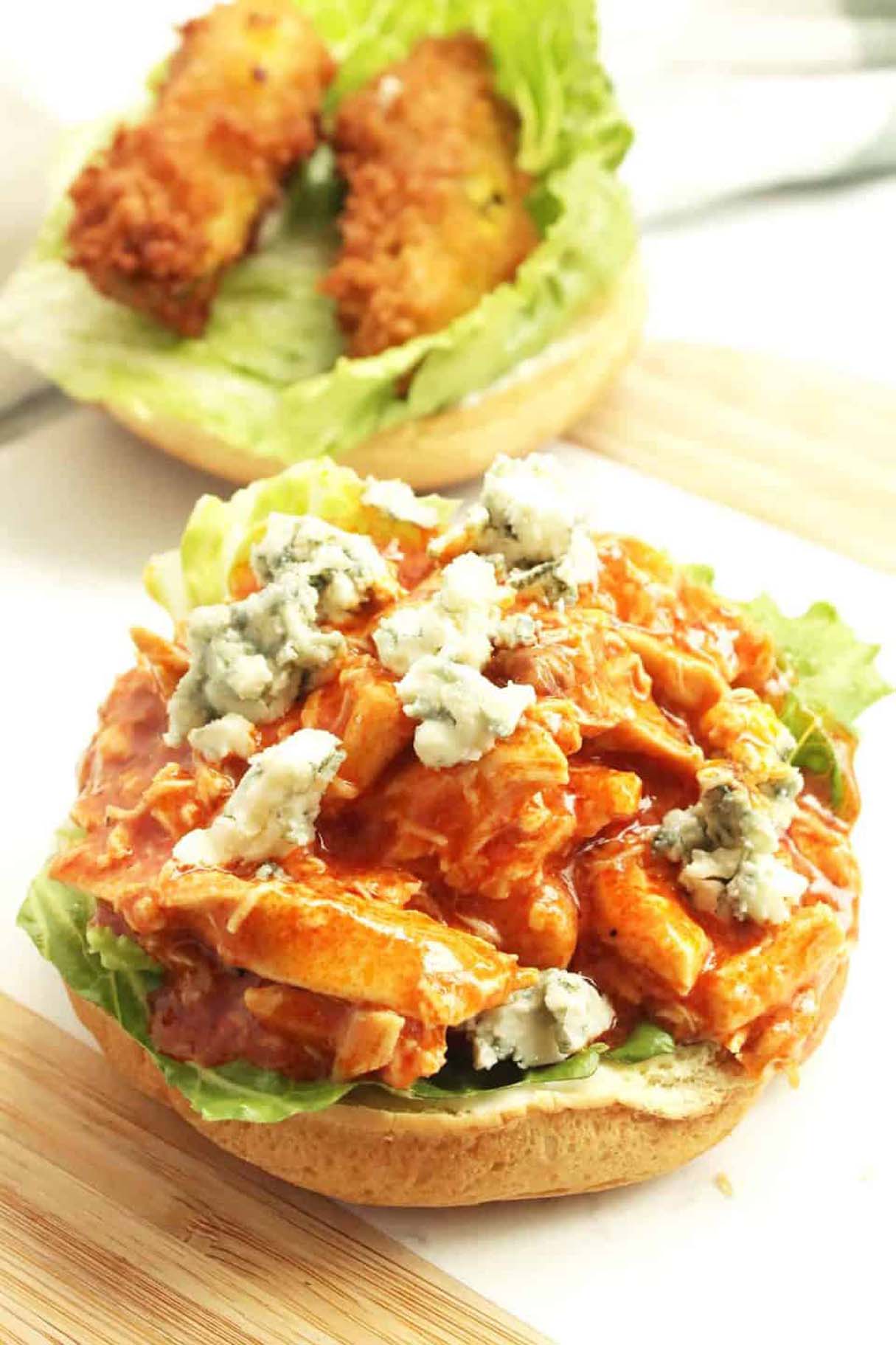 Shredded Buffalo Chicken Sandwich