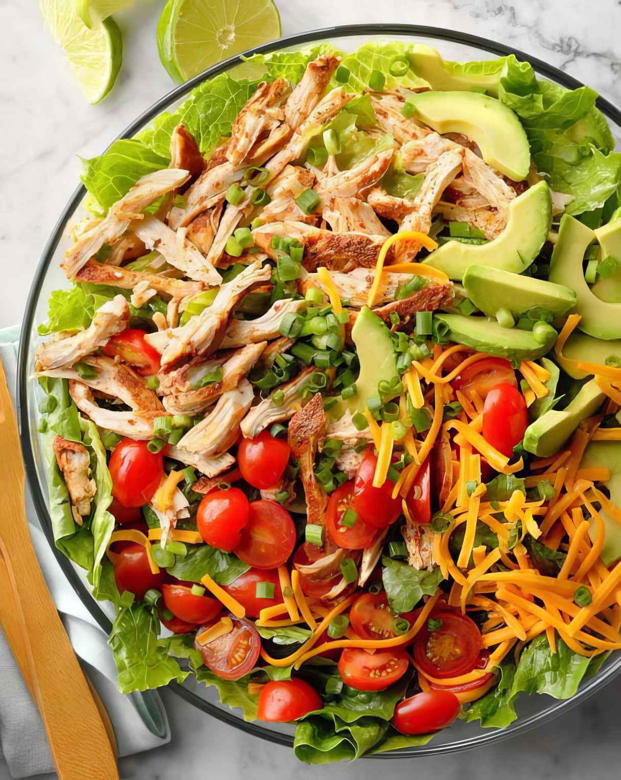 Slow-Cooker Chicken Taco Salad