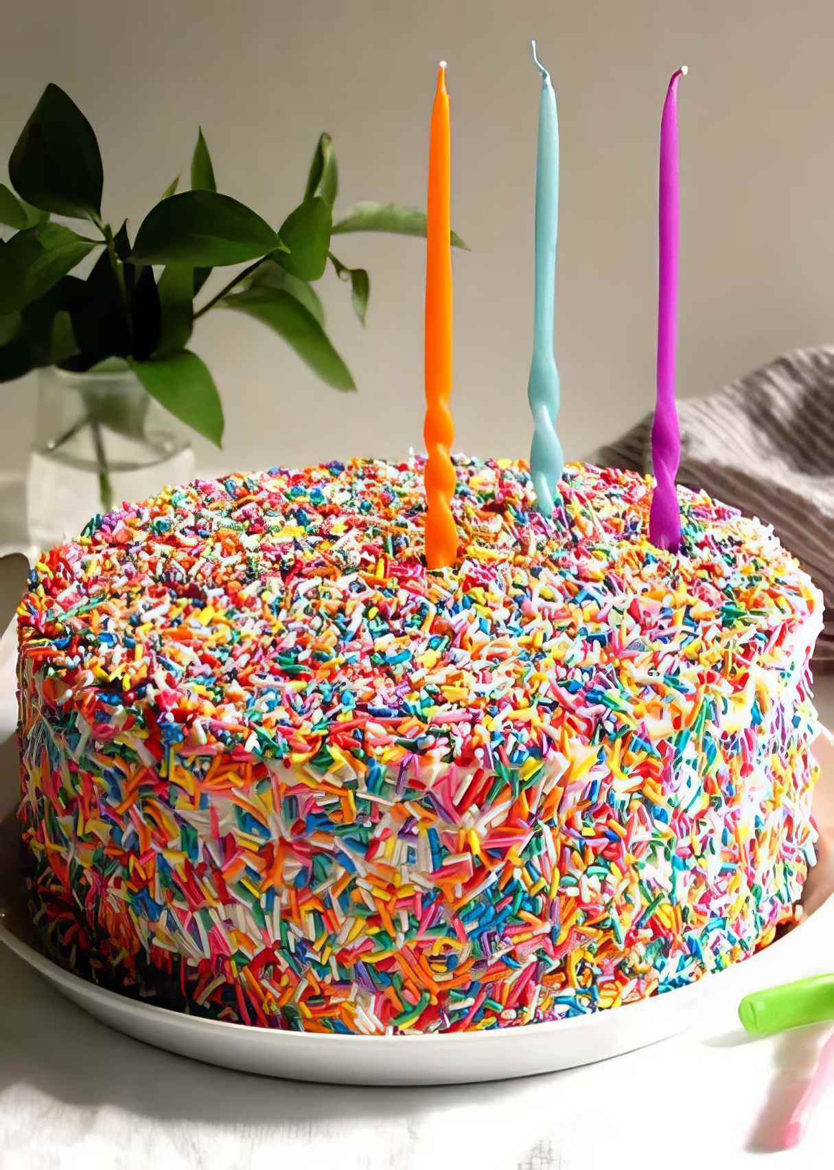 Learn How to Decorate a Funfetti Cake