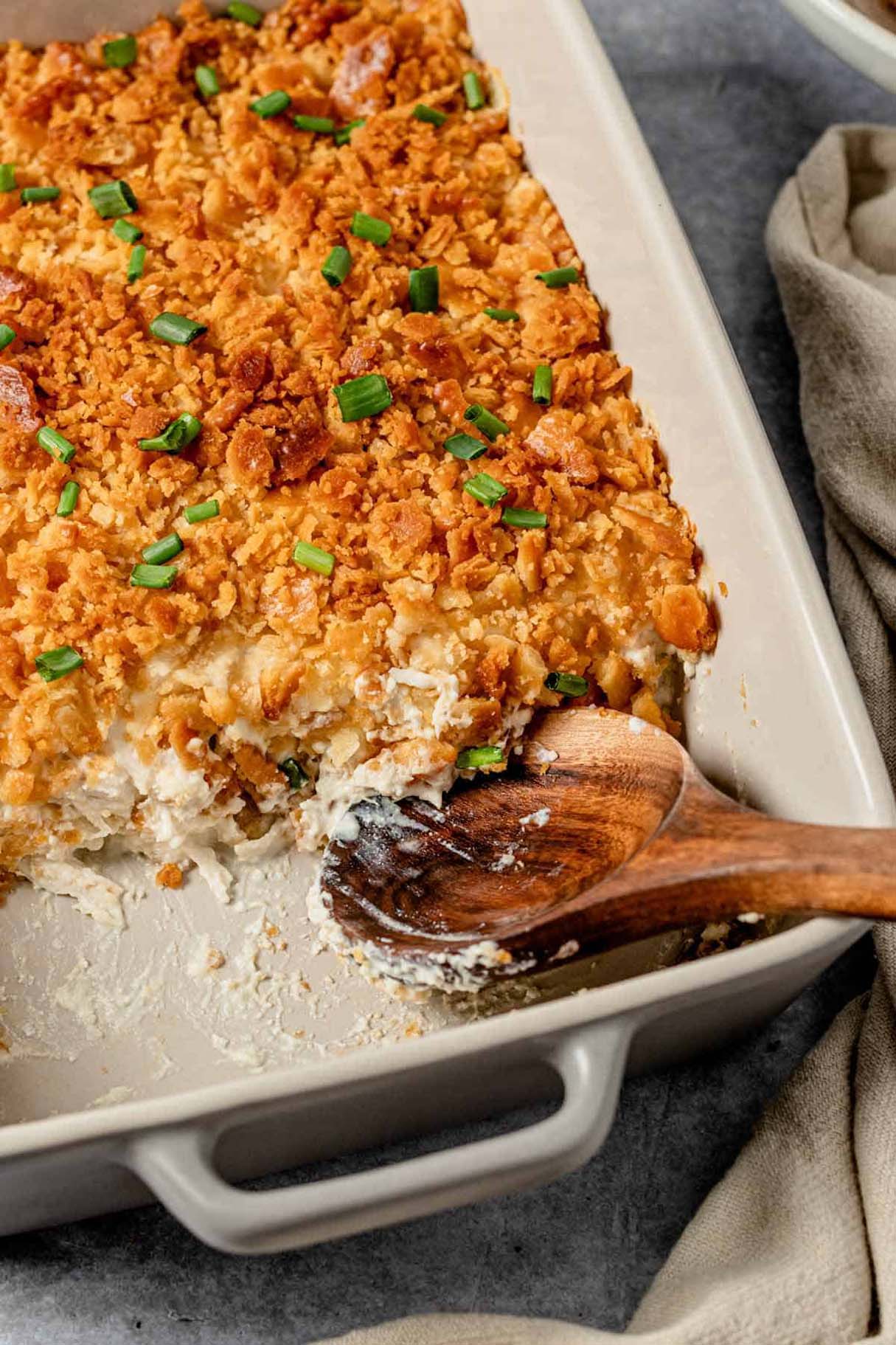 Million Dollar Easy Rotisserie Chicken Casserole