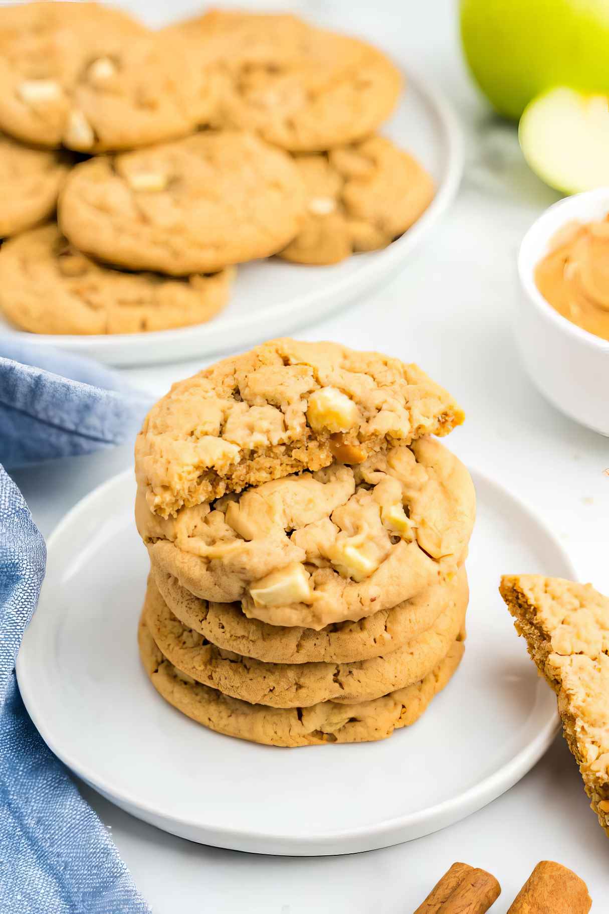 Apple Peanut Butter Cookies