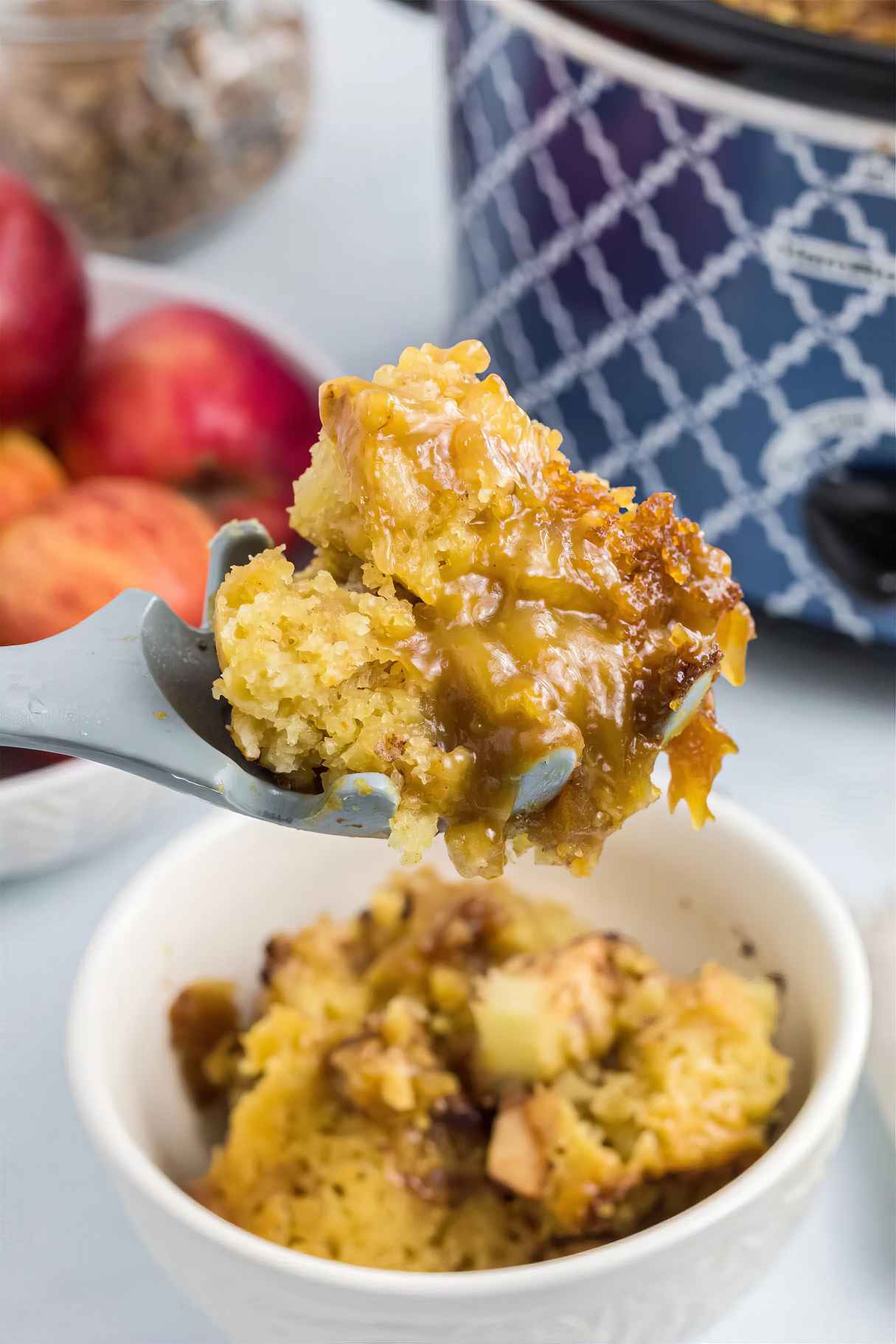 Crockpot Apple Pudding Cake