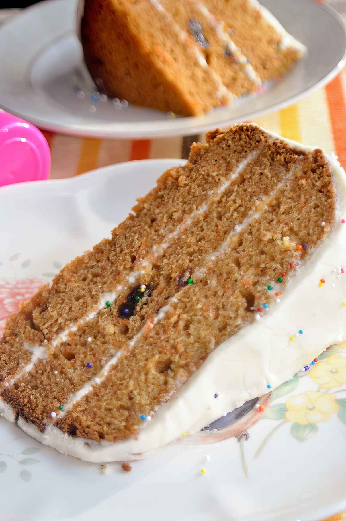 Eggless Carrot Cake in Bread Machine