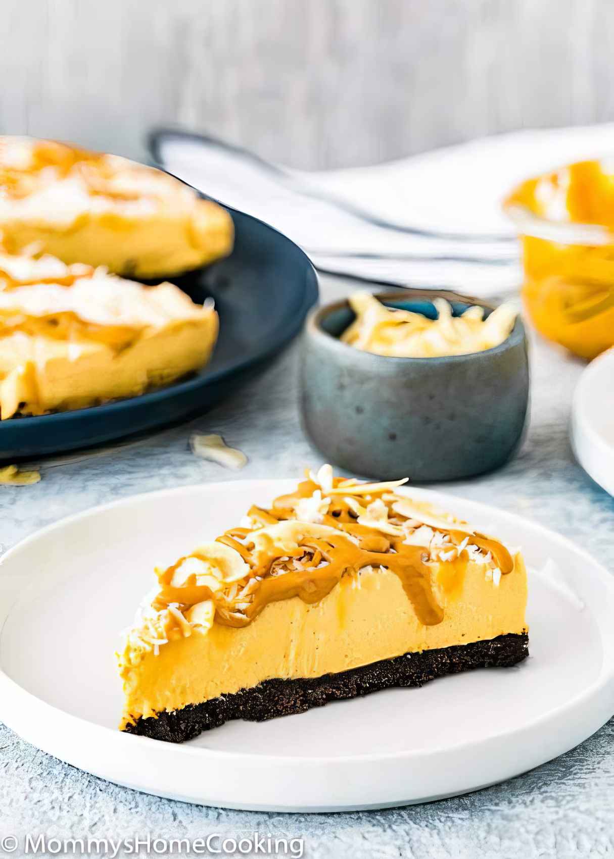 Dulce de Leche - No-Bake Egg-free Cheesecake