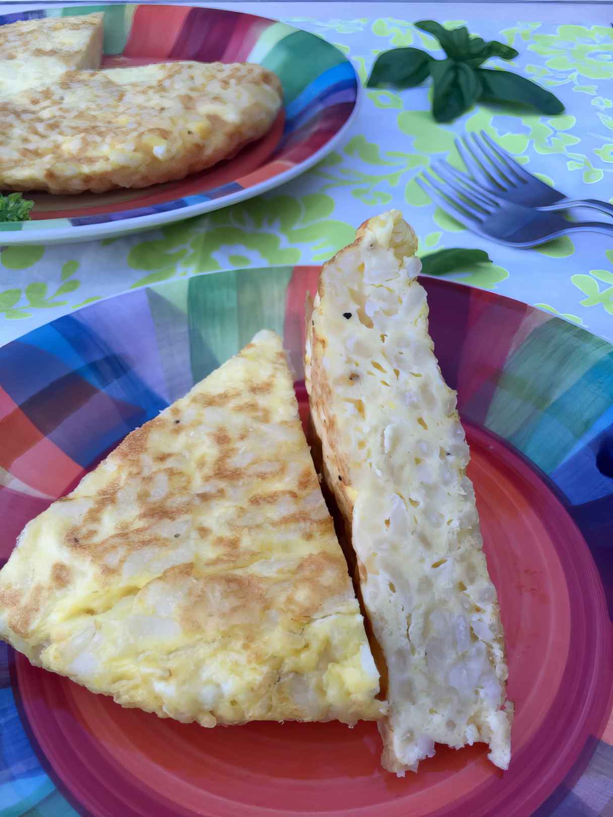 Leftover Rice Frittata