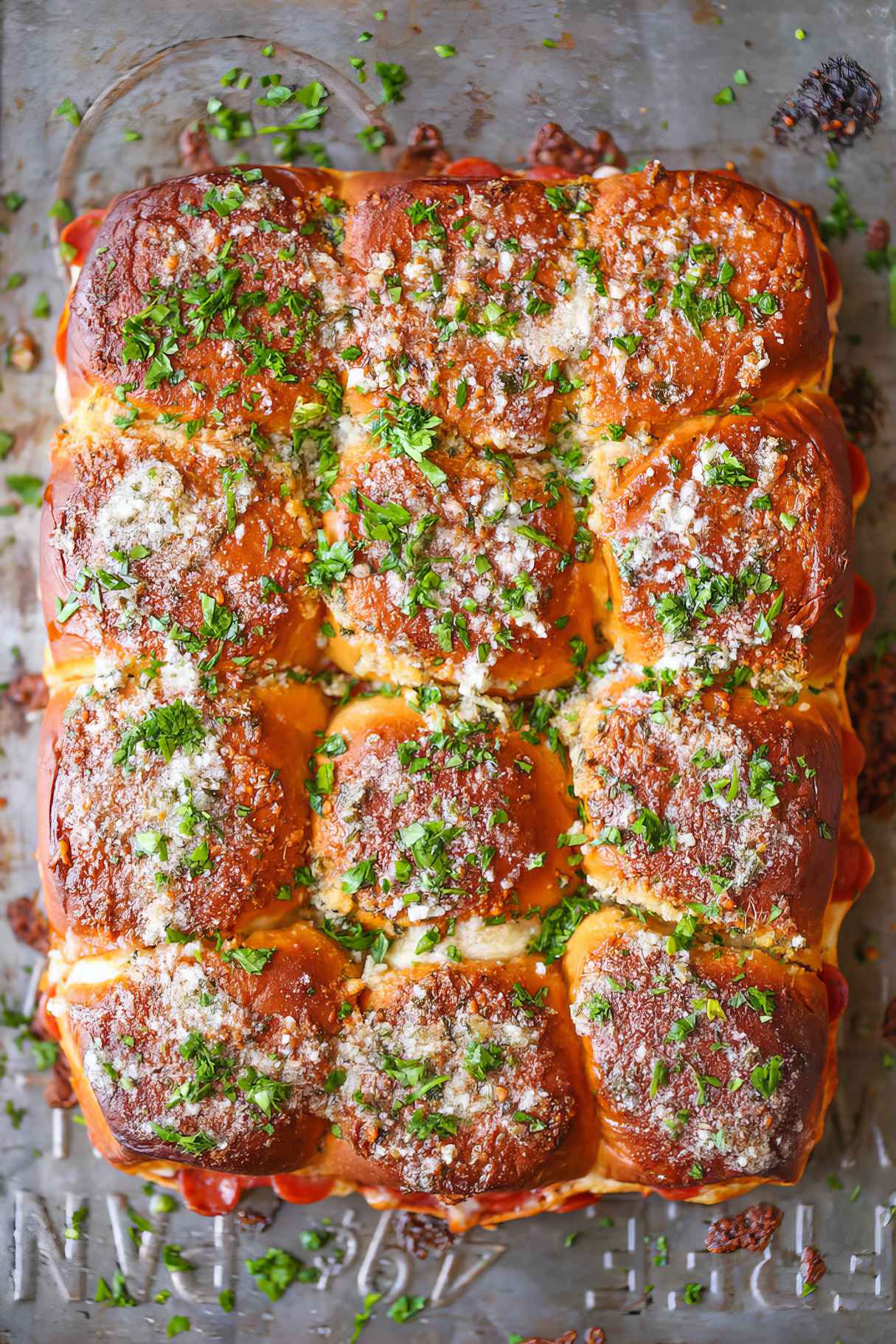 Pepperoni Pizza Sliders