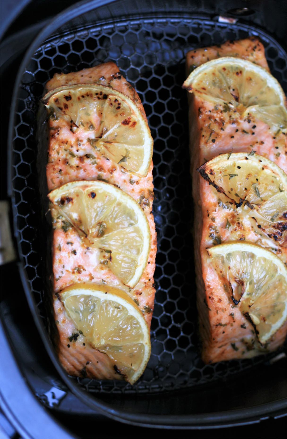 Air Fryer Keto Garlic Butter Salmon